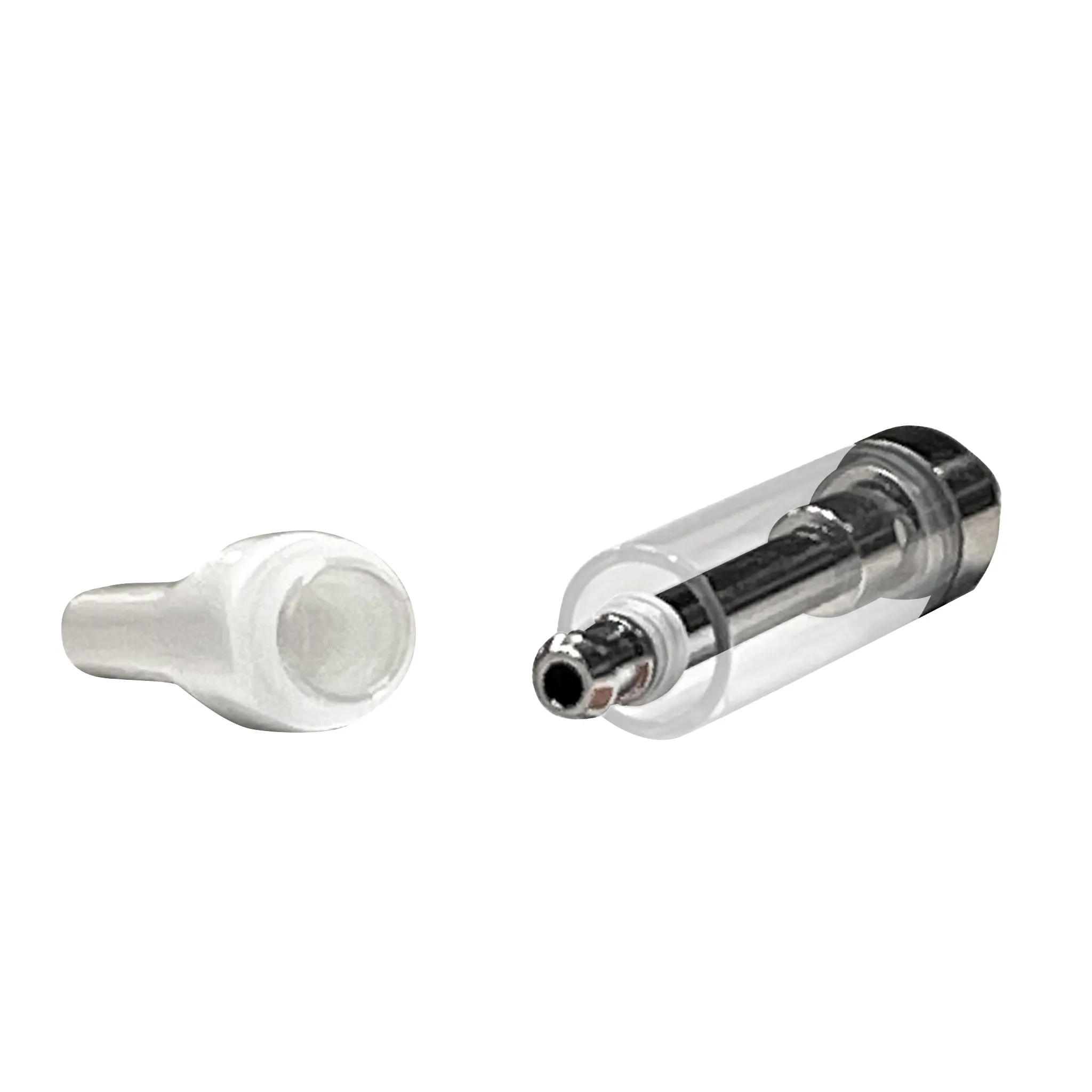 1mL 510 Push Top White Tip Vape Cartridge