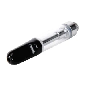 1mL 510 Screw Top Black Tip Vape Cartridge