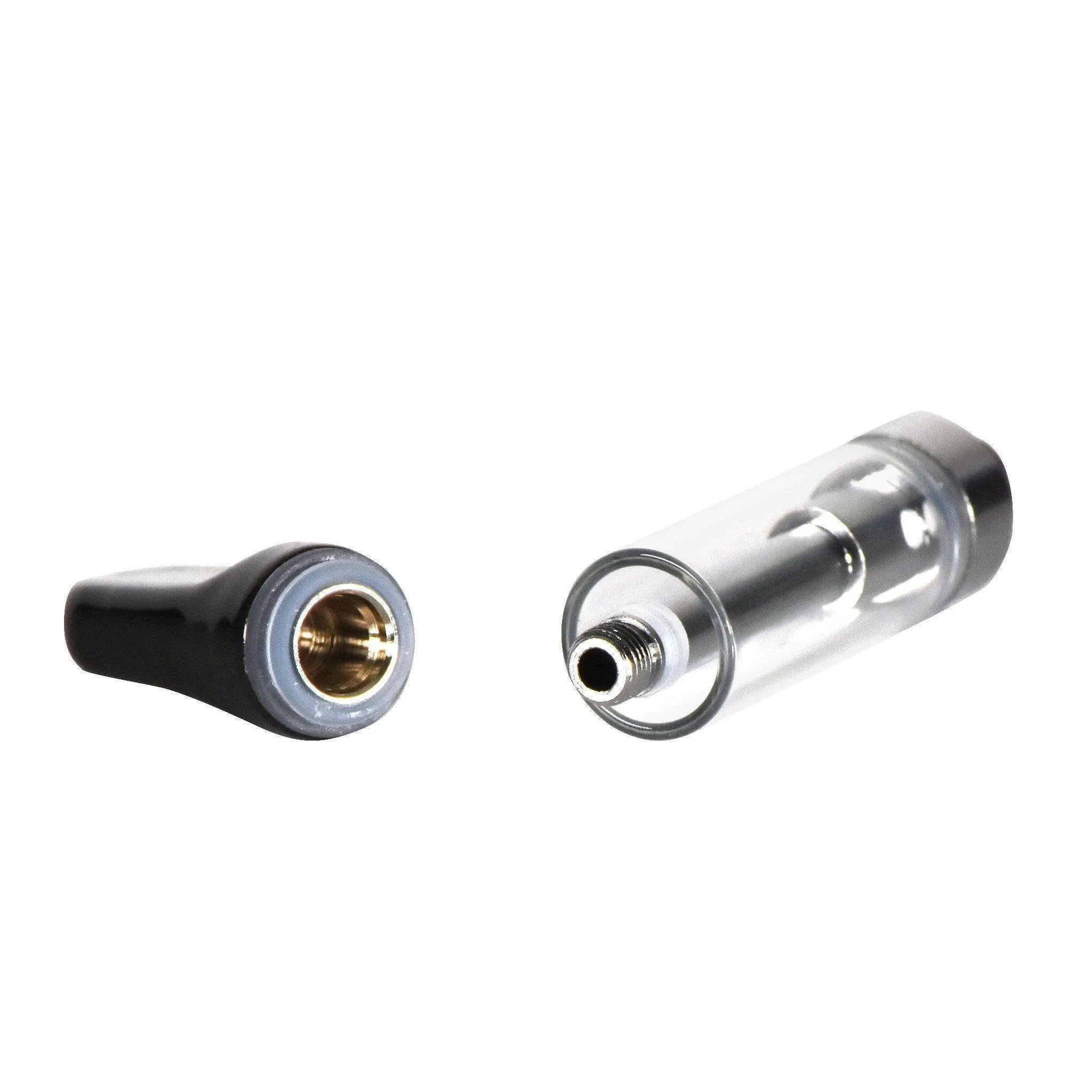 1mL 510 Screw Top Black Tip Vape Cartridge