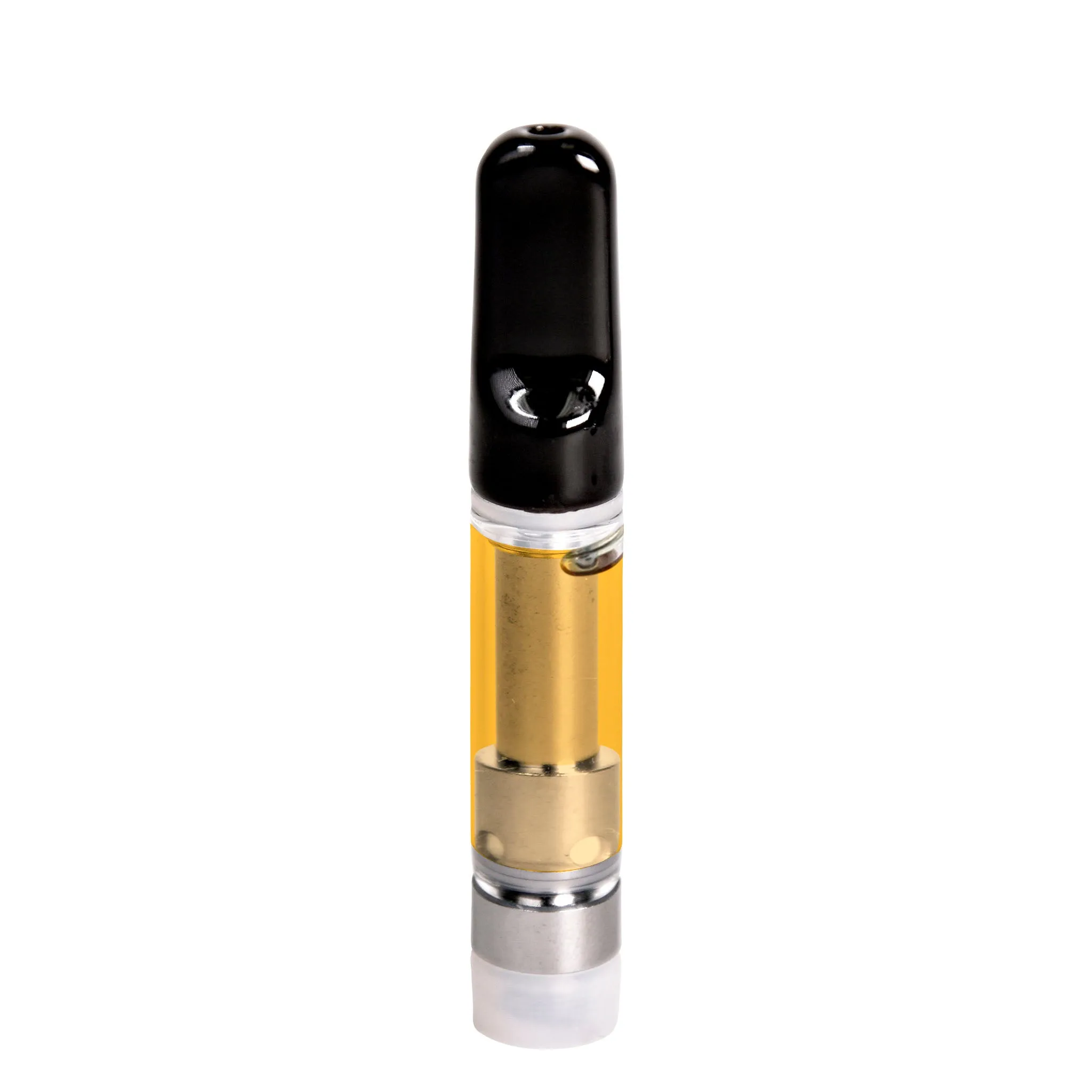 1mL 510 Screw Top Black Tip Vape Cartridge