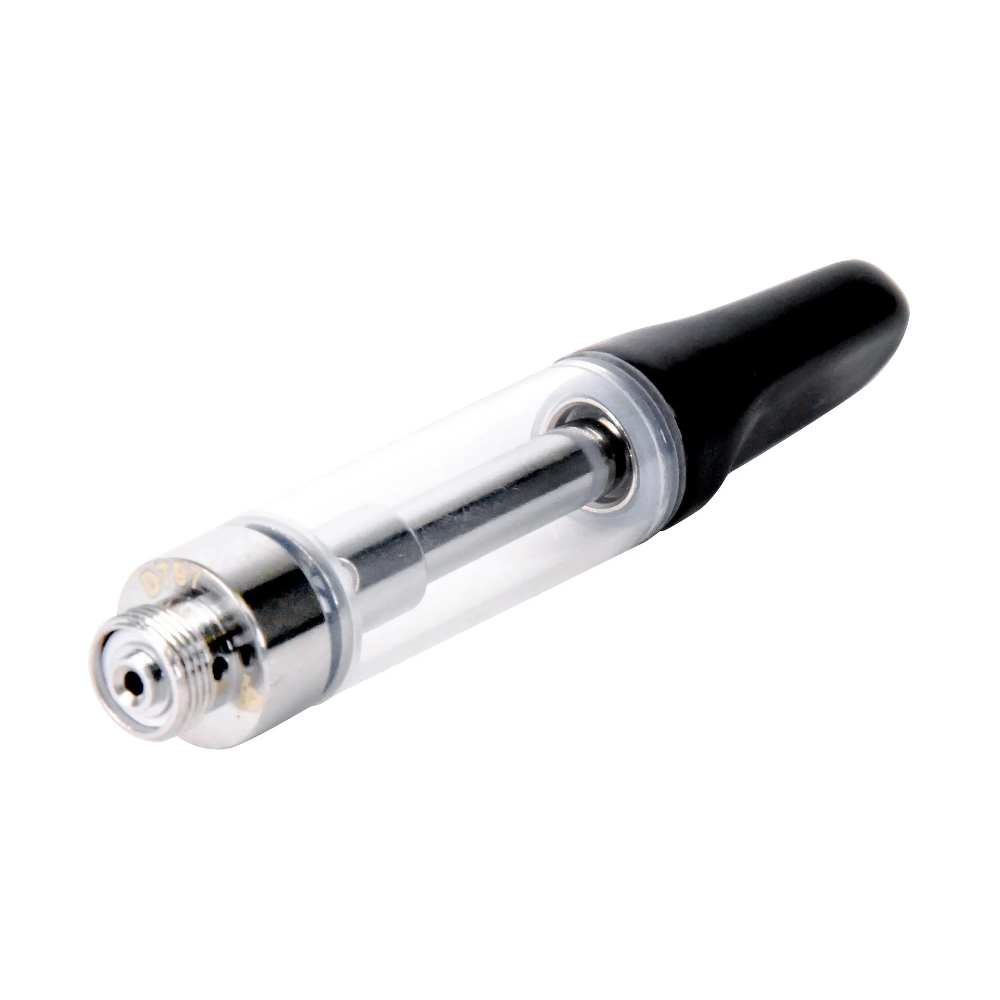 1mL 510 Screw Top Black Tip Vape Cartridge