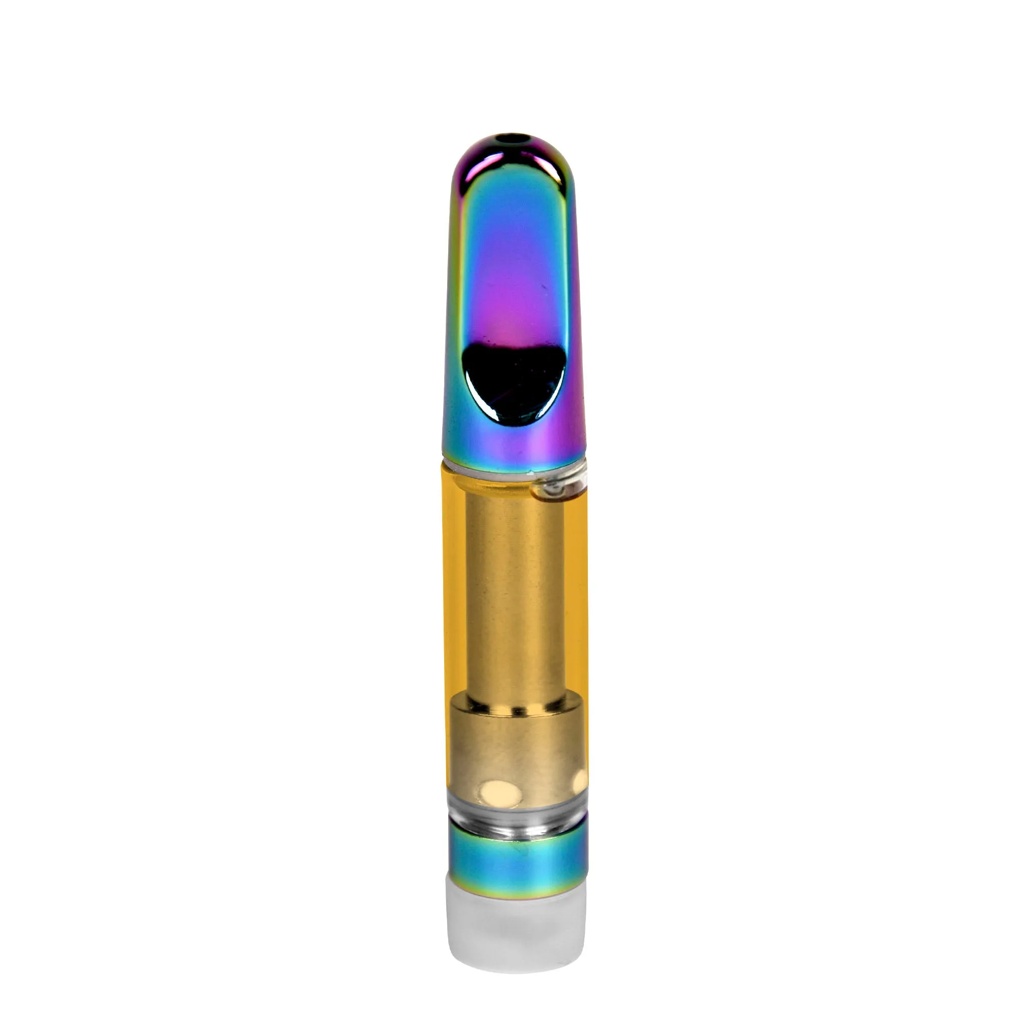 1mL 510 Screw Top Iridescent Tip Vape Cartridge