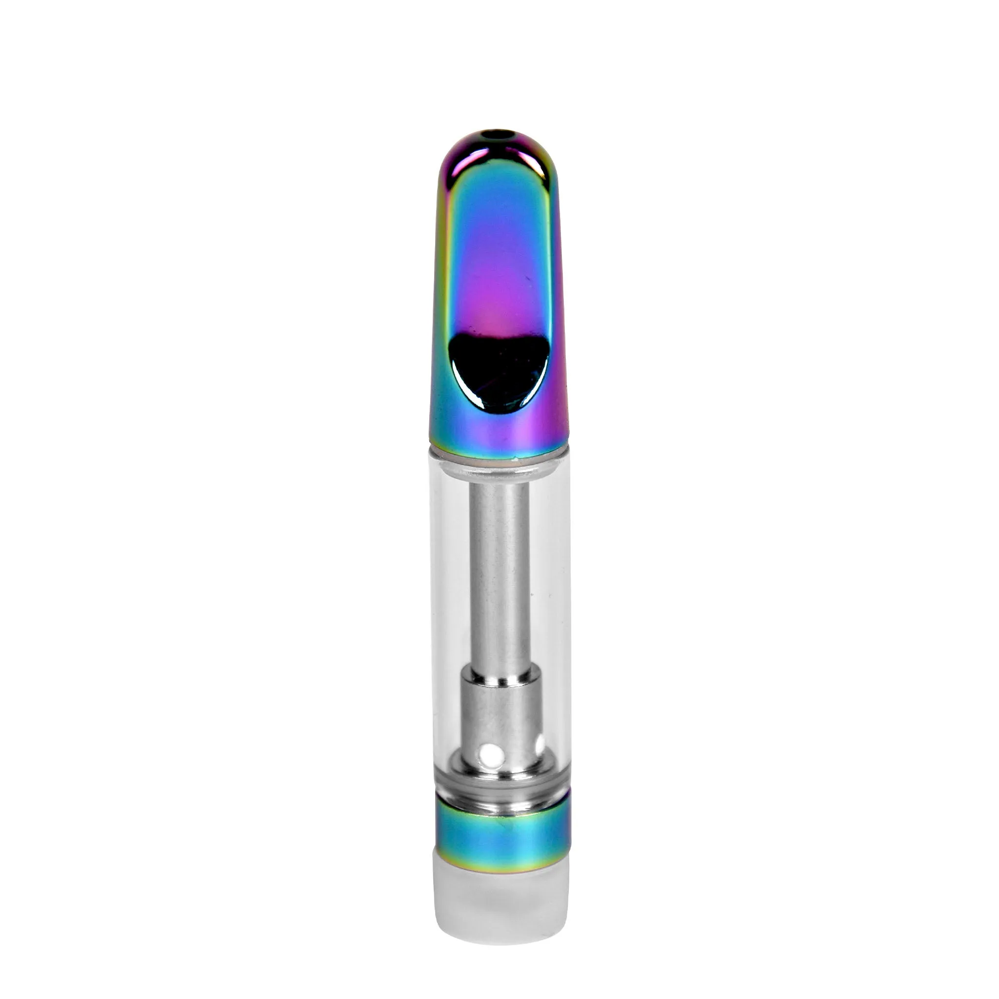 1mL 510 Screw Top Iridescent Tip Vape Cartridge