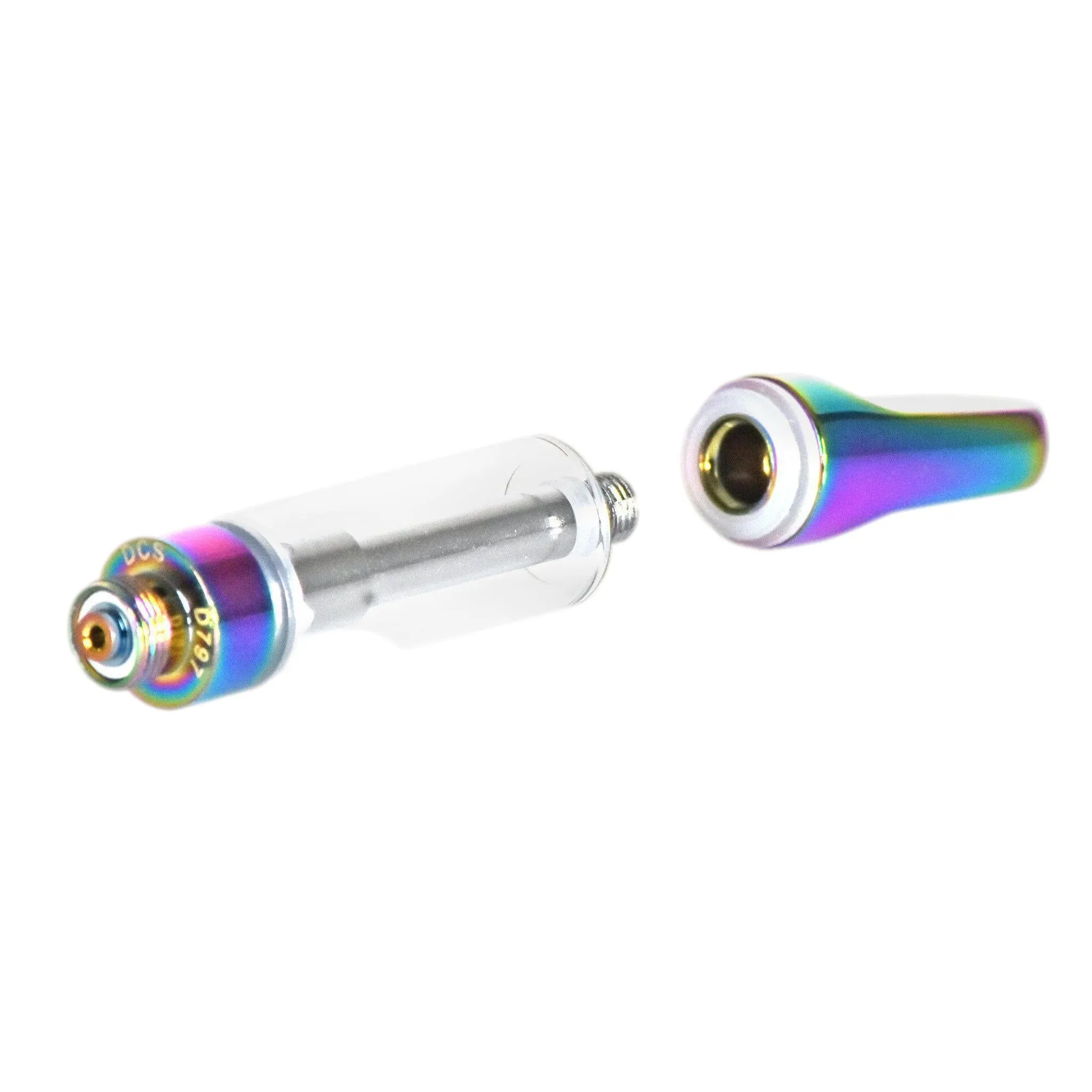 1mL 510 Screw Top Iridescent Tip Vape Cartridge