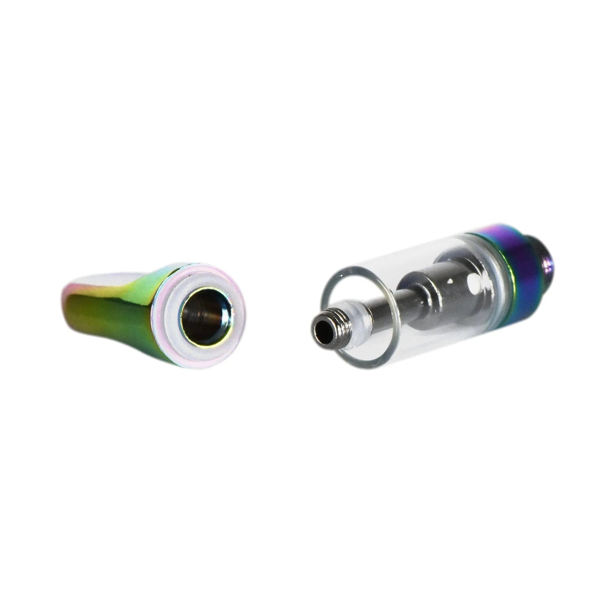 1mL 510 Screw Top Iridescent Tip Vape Cartridge