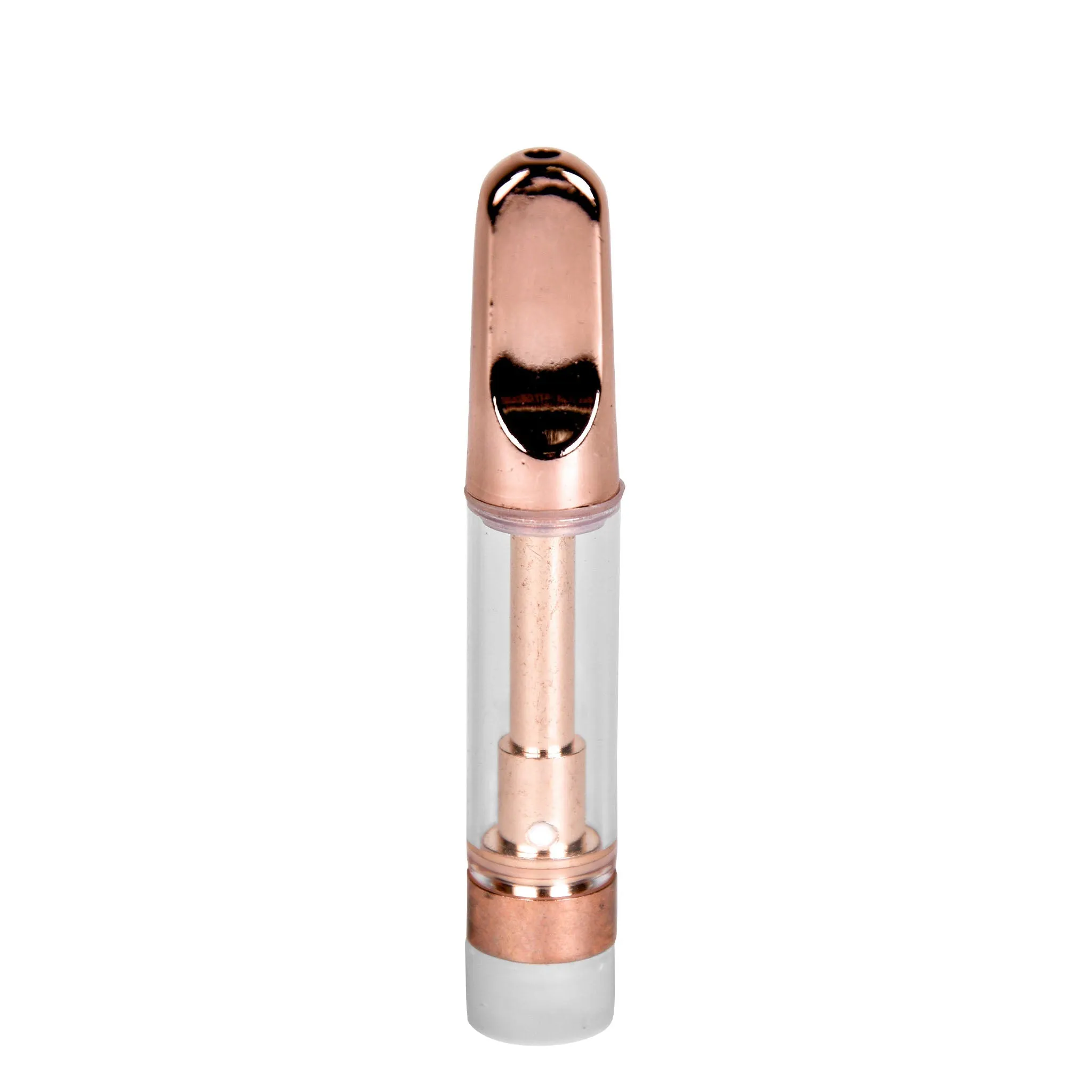 1mL 510 Screw Top Rose Gold Tip Vape Cartridge