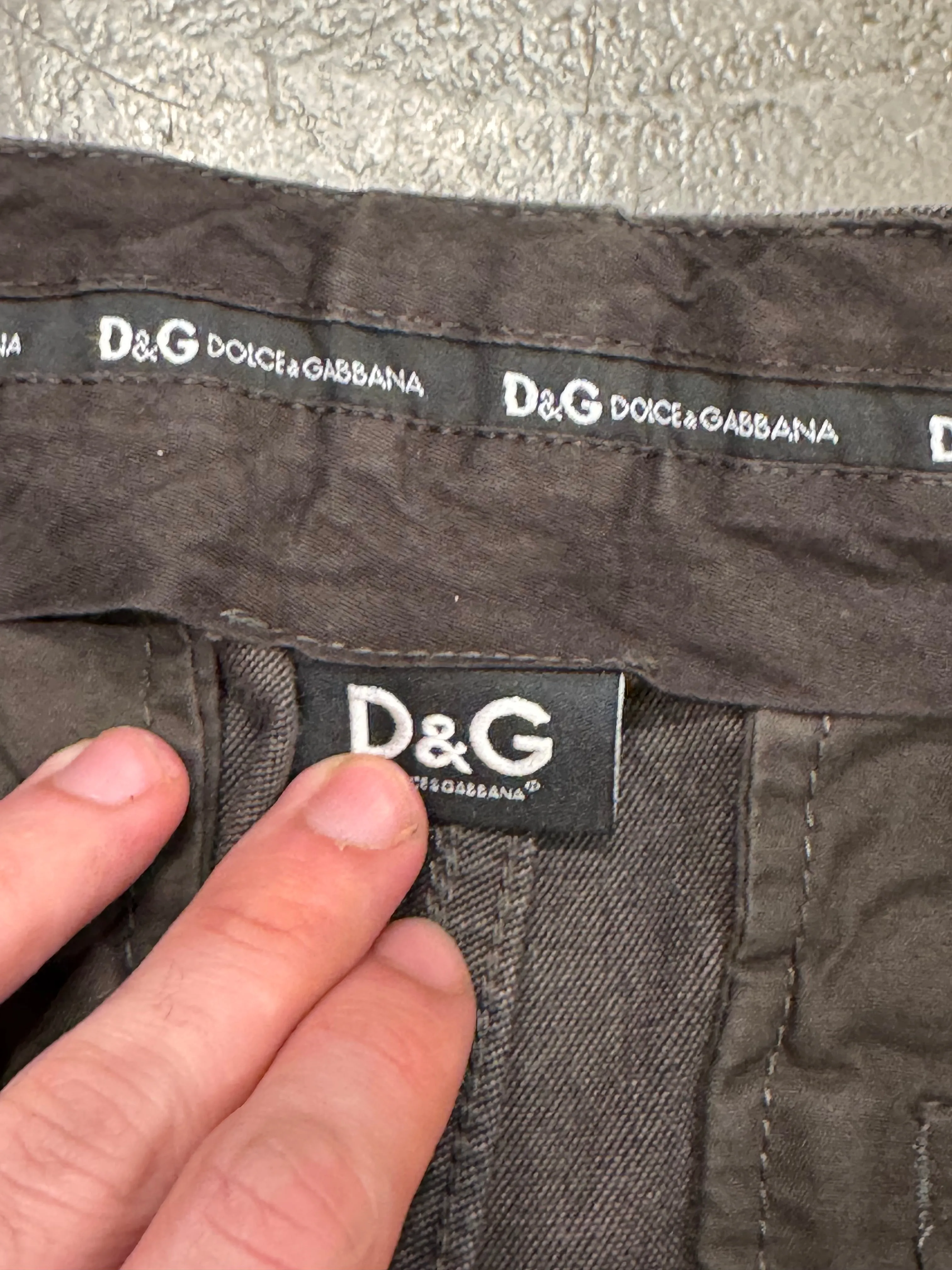 2000s Dolce & Gabbana multi pocket cargo pants