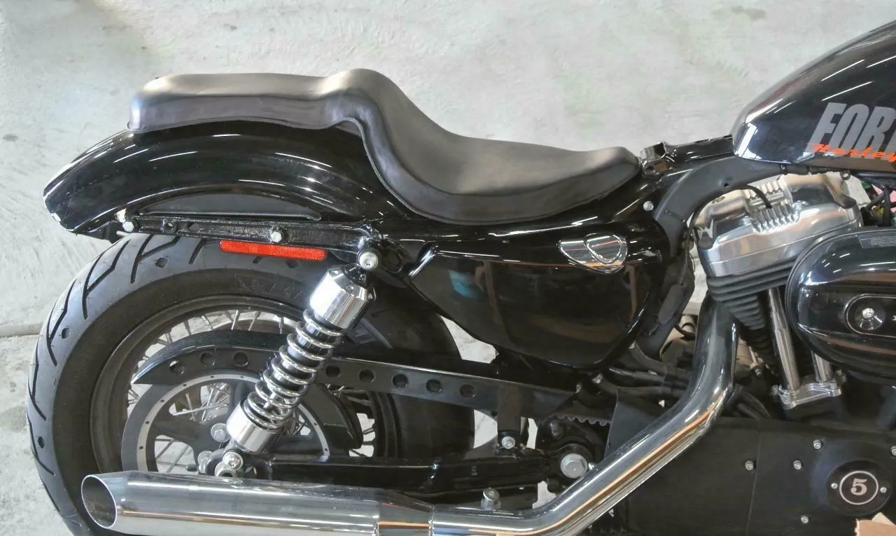 2010-2022 Harley Sportster On The Frame Seat 2 Up Black Distr Leather all Models