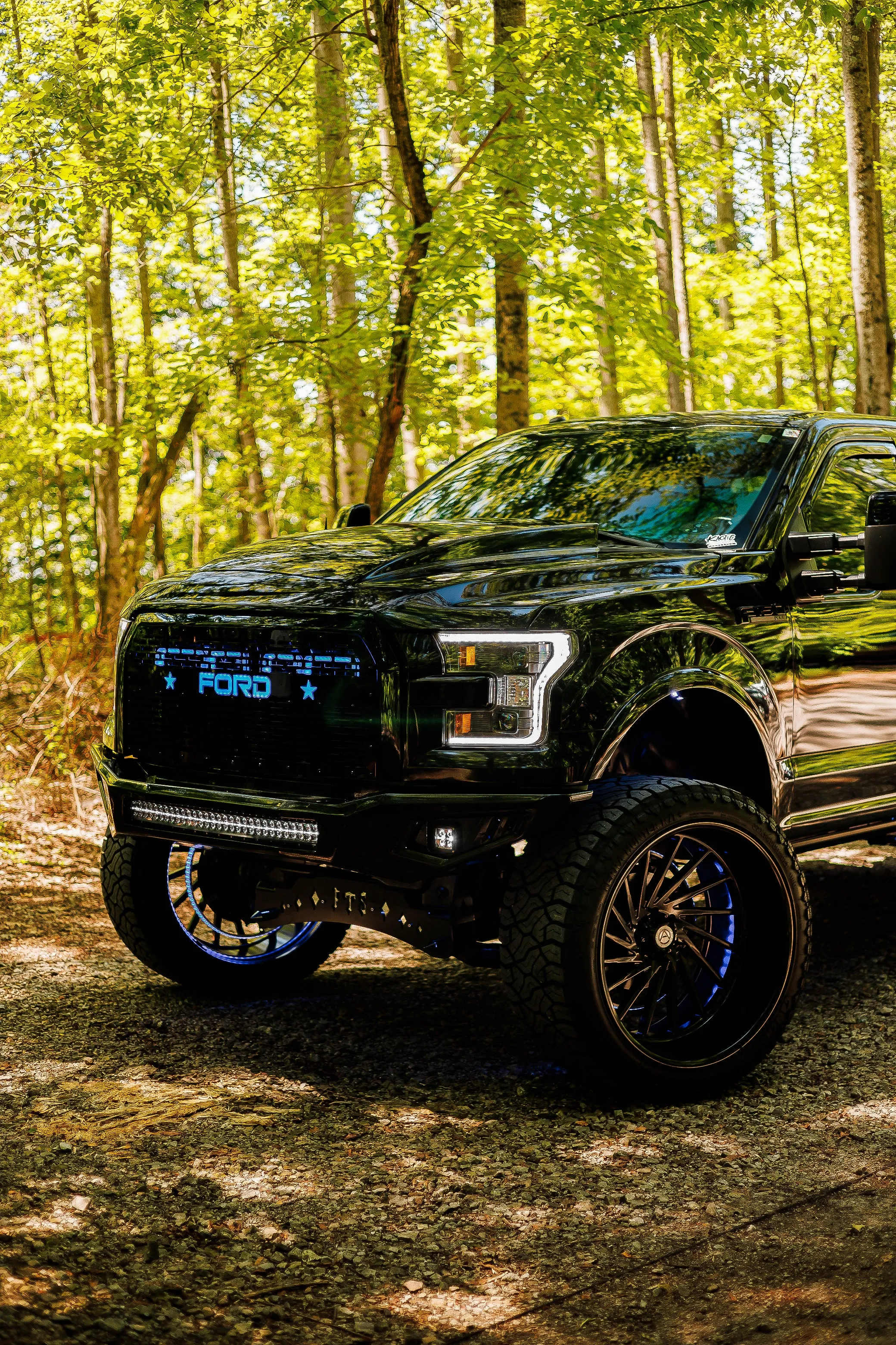 2015-2017 Ford F-150 and 2017-2020 Ford F-150 Raptor Quad BIG MOUTH "LIT KIT" Ram Air Intake Snorkels