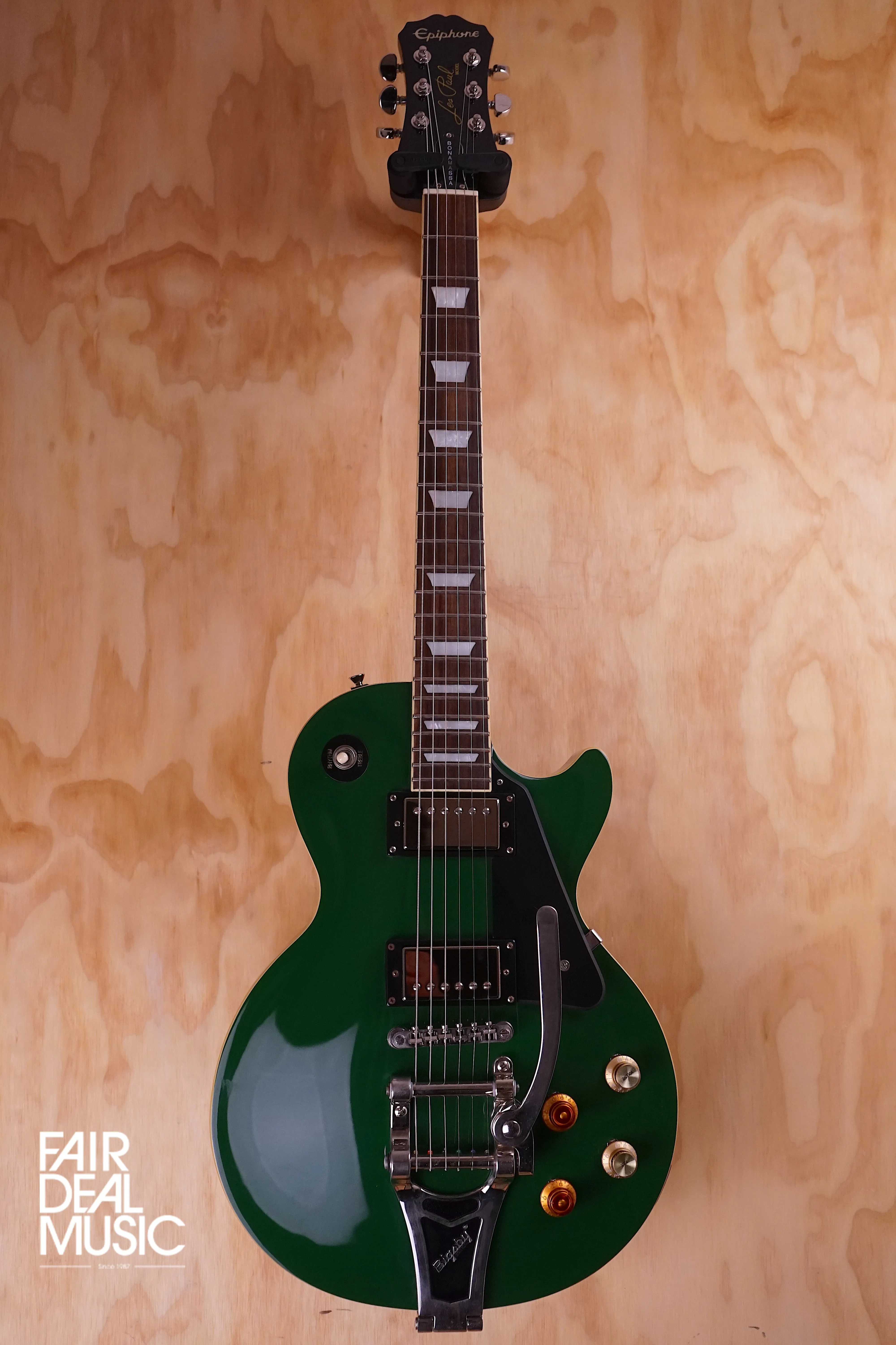 2015 Epiphone Joe Bonamassa Les Paul in Inverness Green, USED