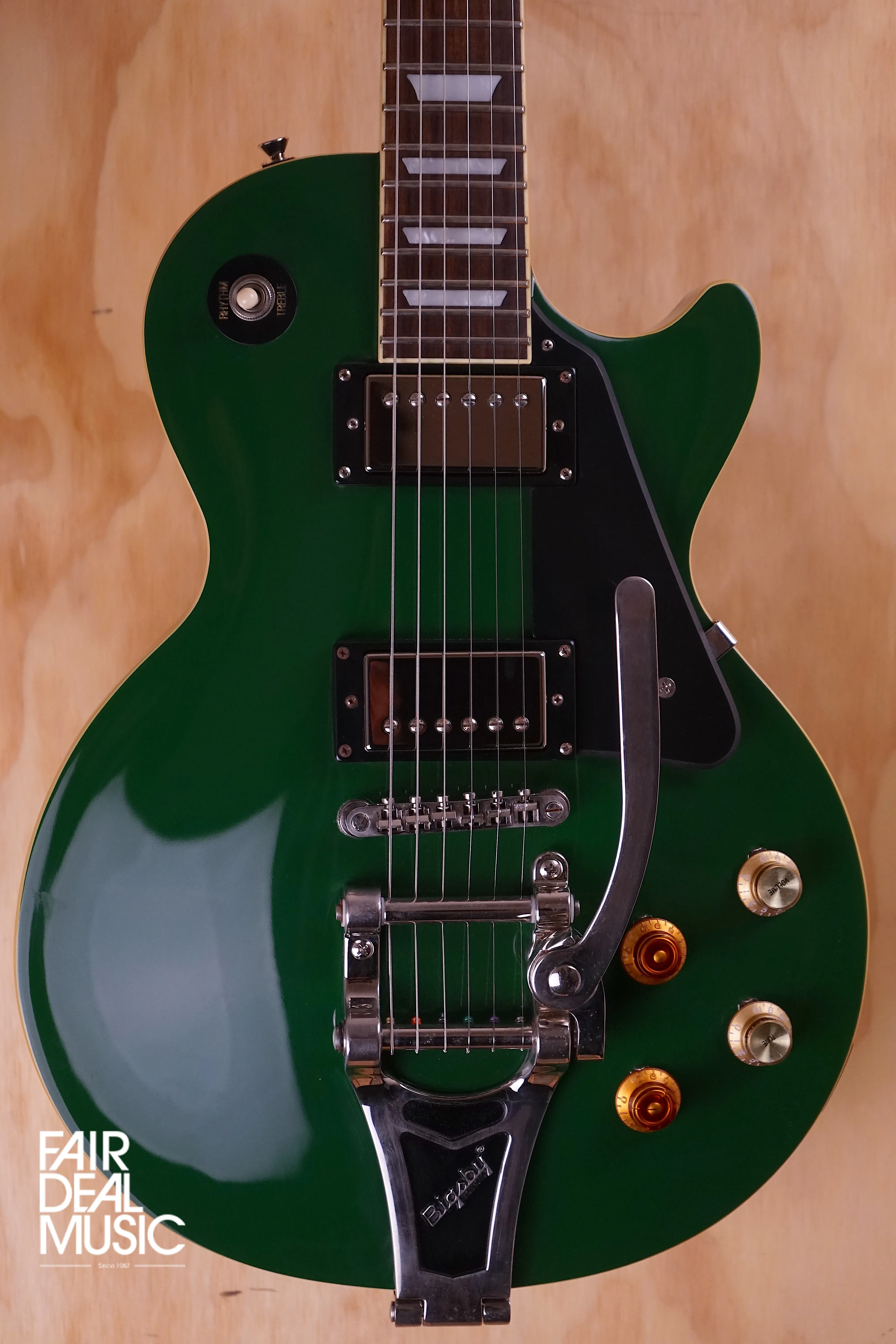2015 Epiphone Joe Bonamassa Les Paul in Inverness Green, USED