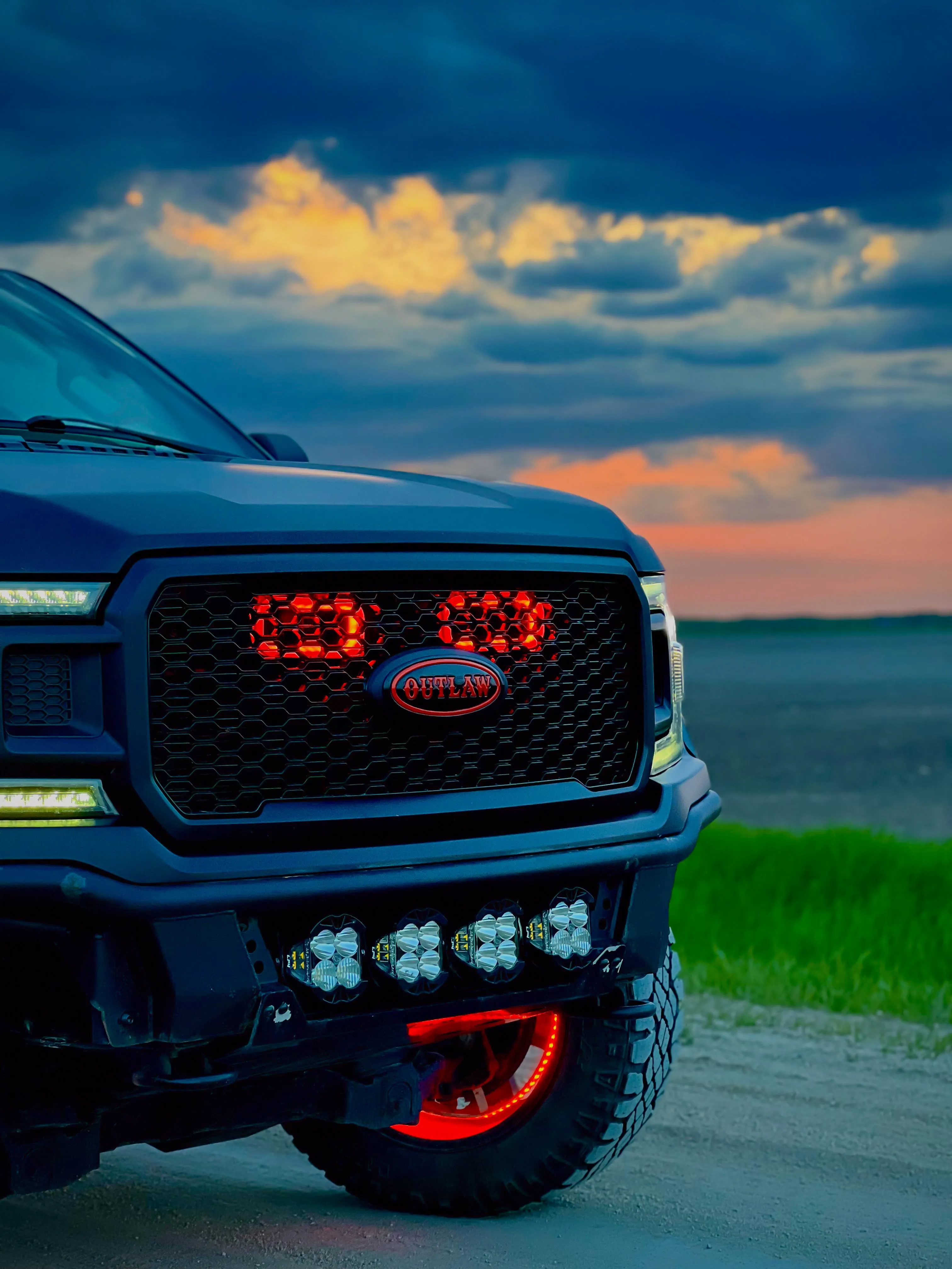 2018-2020 Ford F-150 and 2021-2022 Ford F-150 Raptor Dual BIG MOUTH "LIT KIT" Ram Air Intake Snorkels