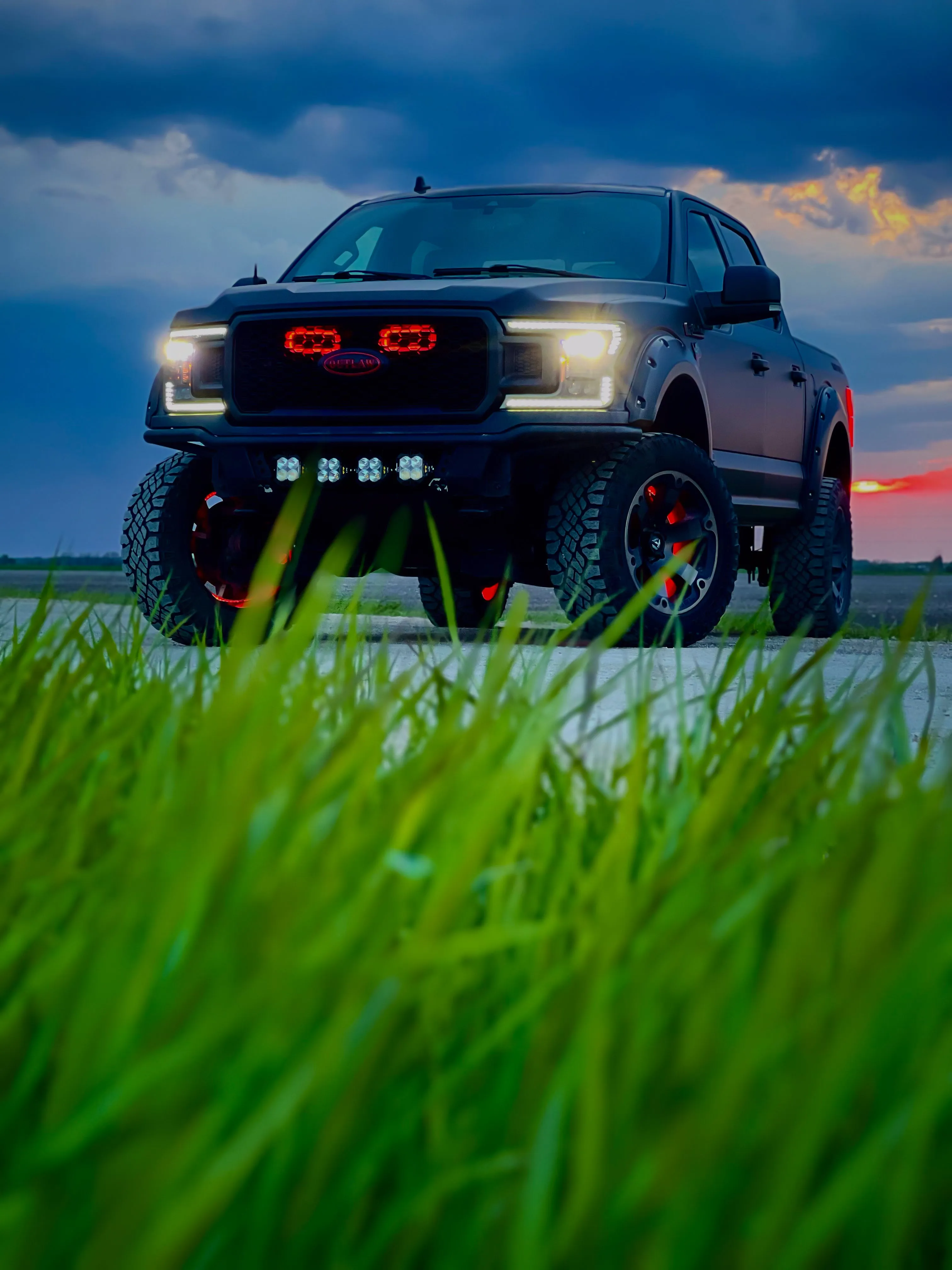 2018-2020 Ford F-150 and 2021-2022 Ford F-150 Raptor Dual BIG MOUTH "LIT KIT" Ram Air Intake Snorkels