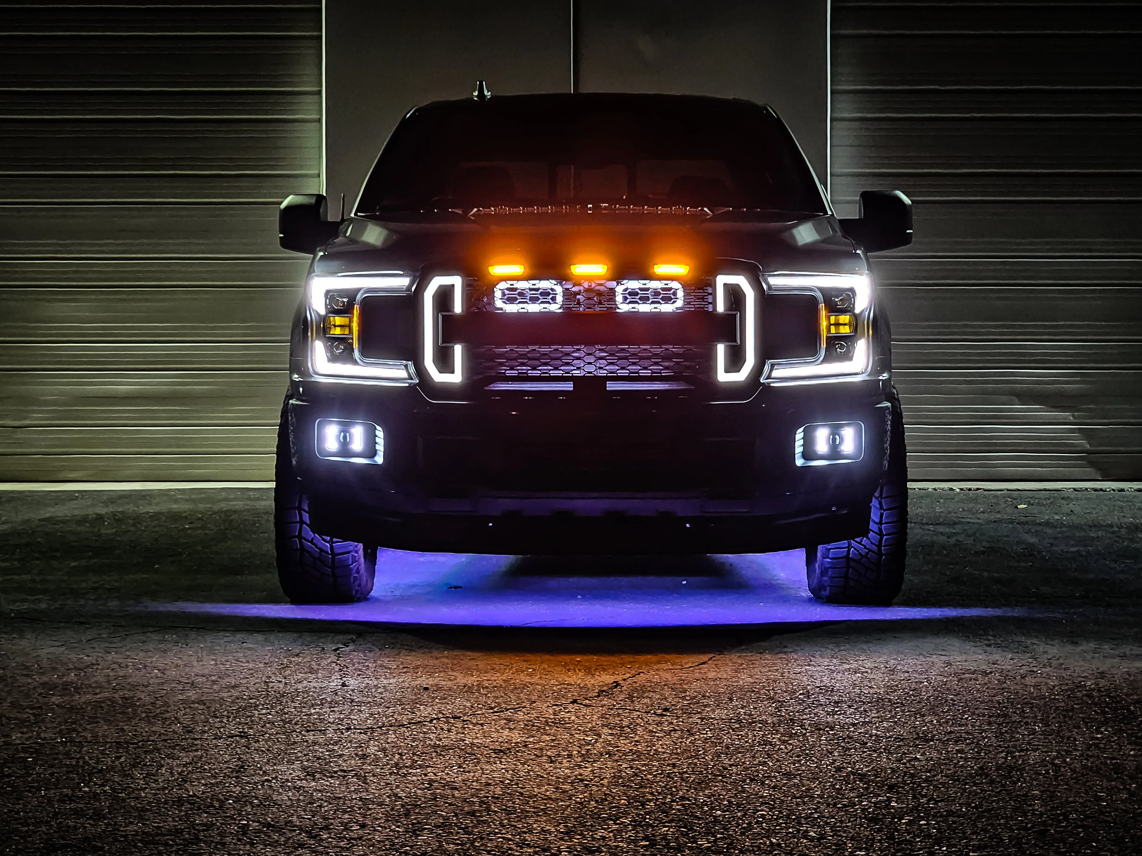 2018-2020 Ford F-150 and 2021-2022 Ford F-150 Raptor Dual BIG MOUTH "LIT KIT" Ram Air Intake Snorkels