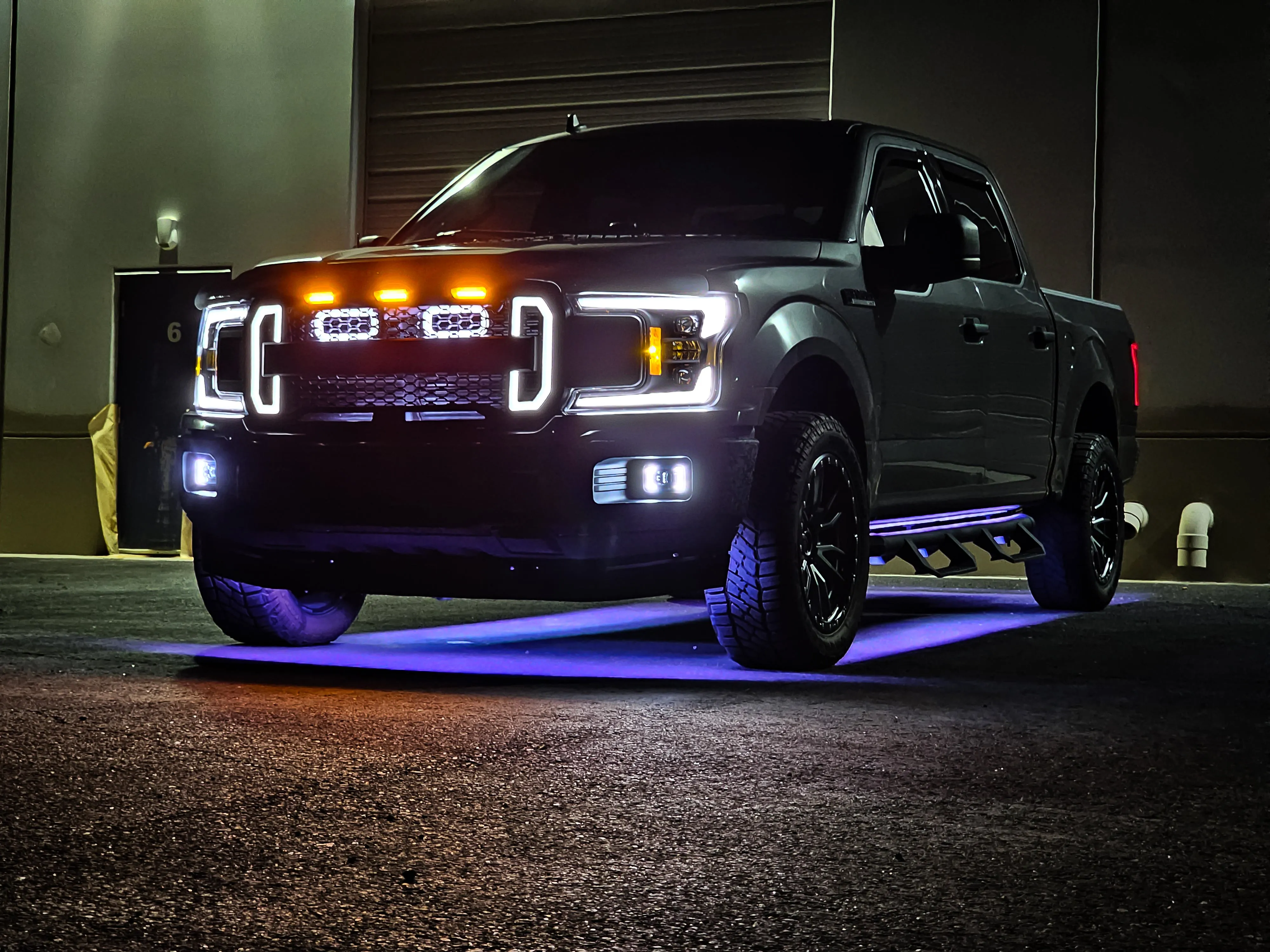 2018-2020 Ford F-150 and 2021-2022 Ford F-150 Raptor Dual BIG MOUTH "LIT KIT" Ram Air Intake Snorkels