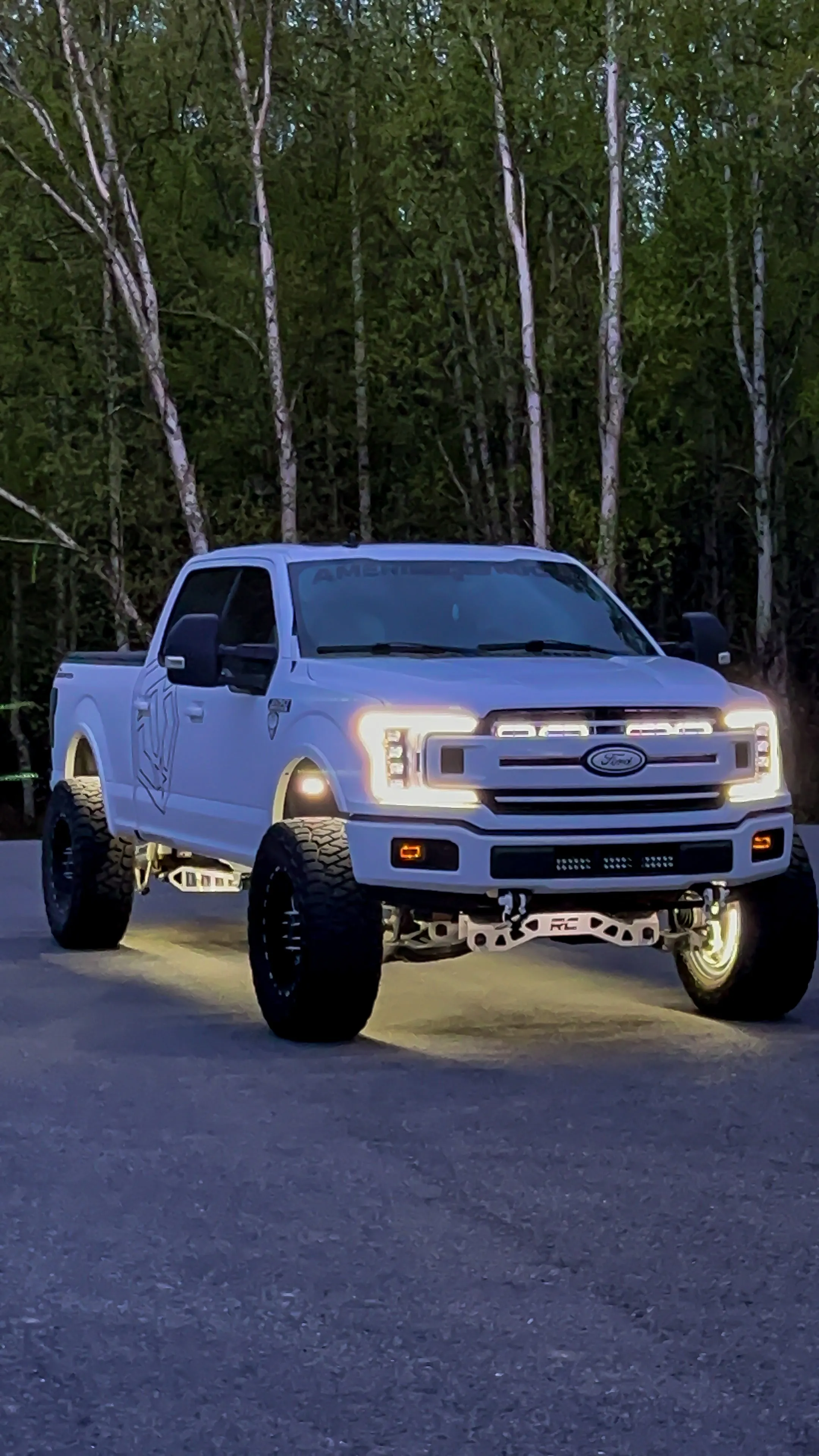 2018-2020 Ford F-150 and 2021-2022 Ford F-150 Raptor Quad BIG MOUTH "LIT KIT" Ram Air Intake Snorkels
