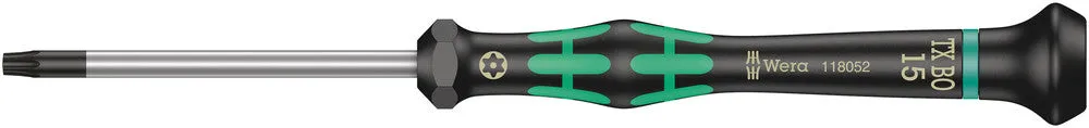 2067 TORX® BO Screwdriver for tamper-proof TORX® screws for electronic applications, TX 15 x 60 mm