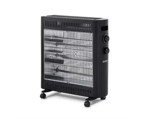 2200W Infrared Radiant Portable Electric Heatrt - Black
