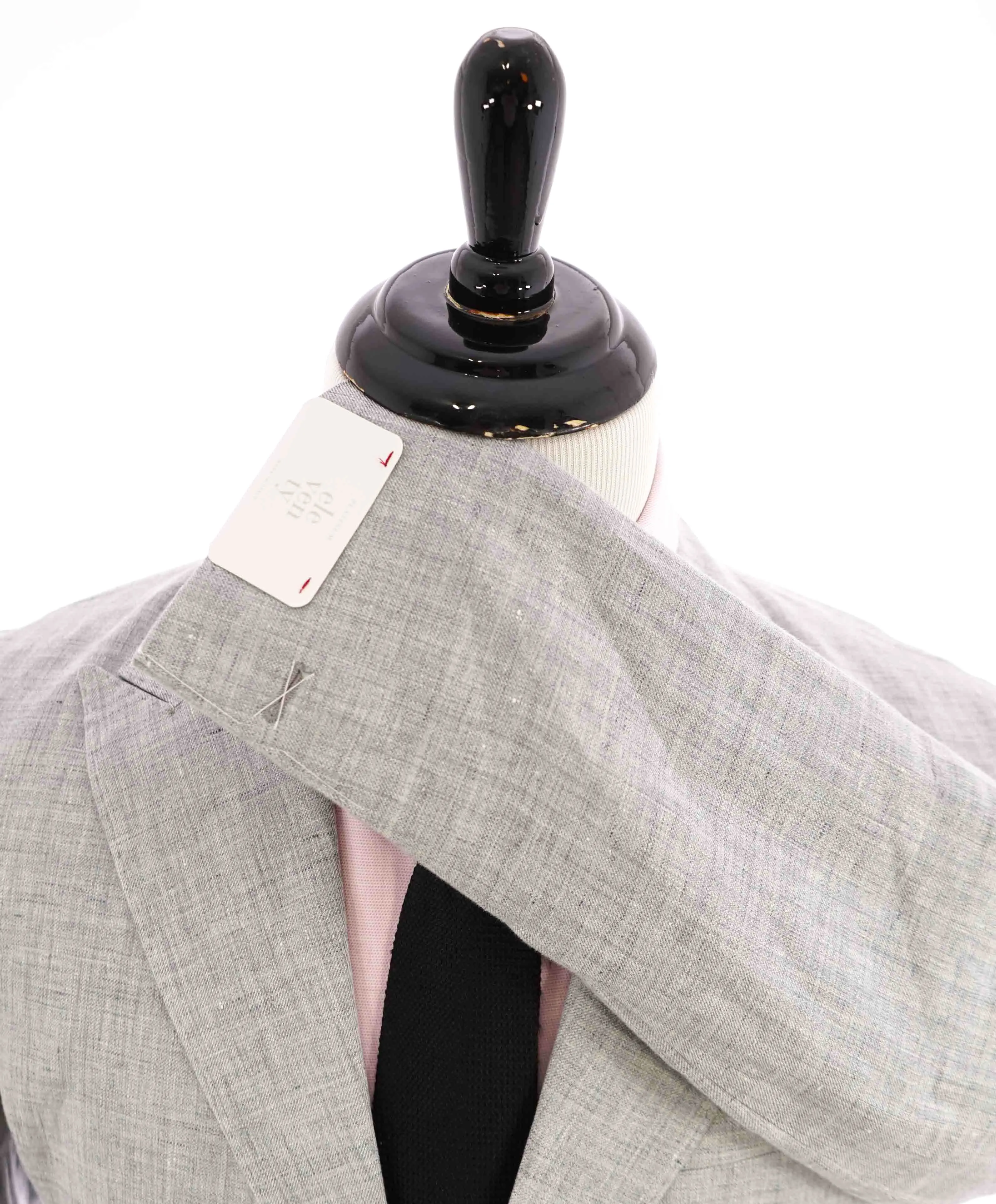 $2,495 ELEVENTY - "PURE LINEN" Gray Summer "JOGGER" Suit - 40 (50 EU)