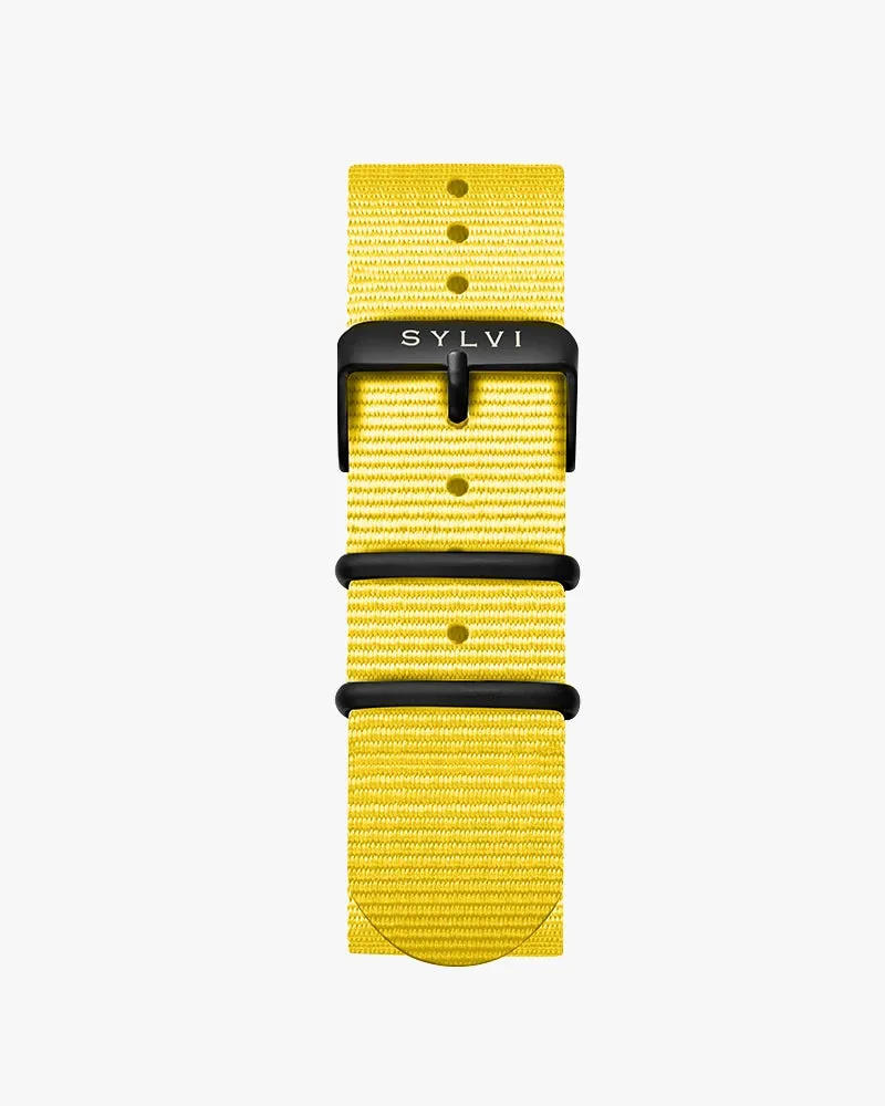 24mm Yellow Nylon Strap