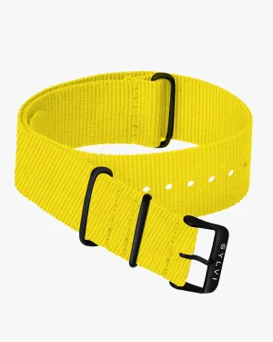 24mm Yellow Nylon Strap