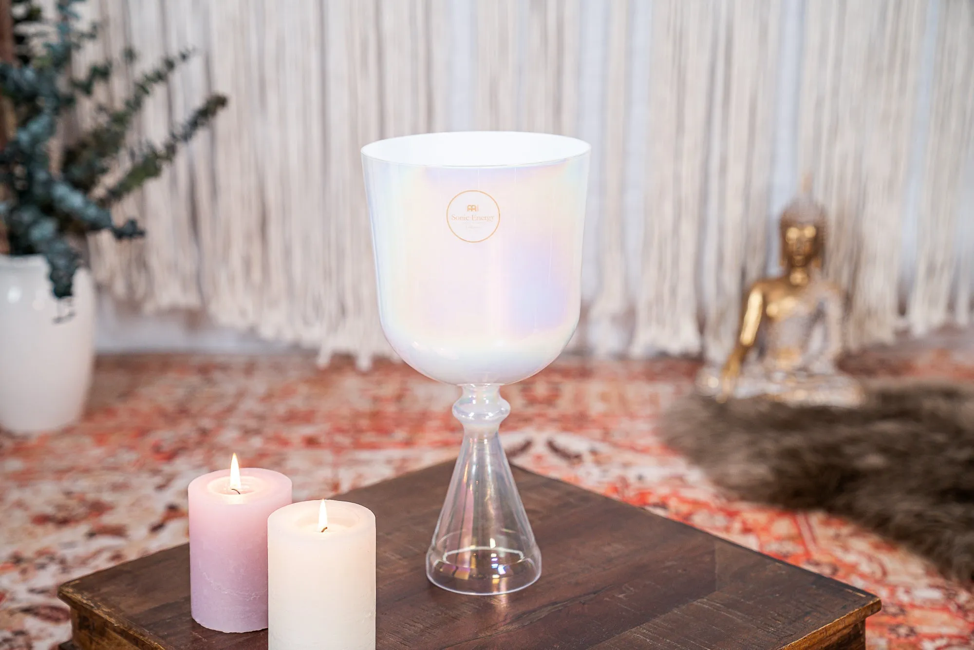 261.63 Hz Crystal Singing Chalice 6.75" Note C4 - Root Chakra