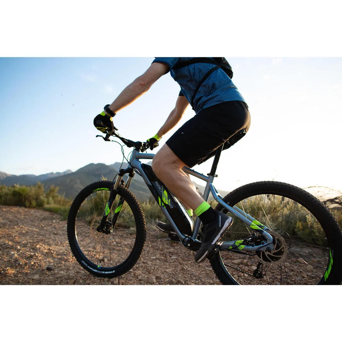 27.5" Hardtail Electric Mountain Bike E-ST 100 - Blue