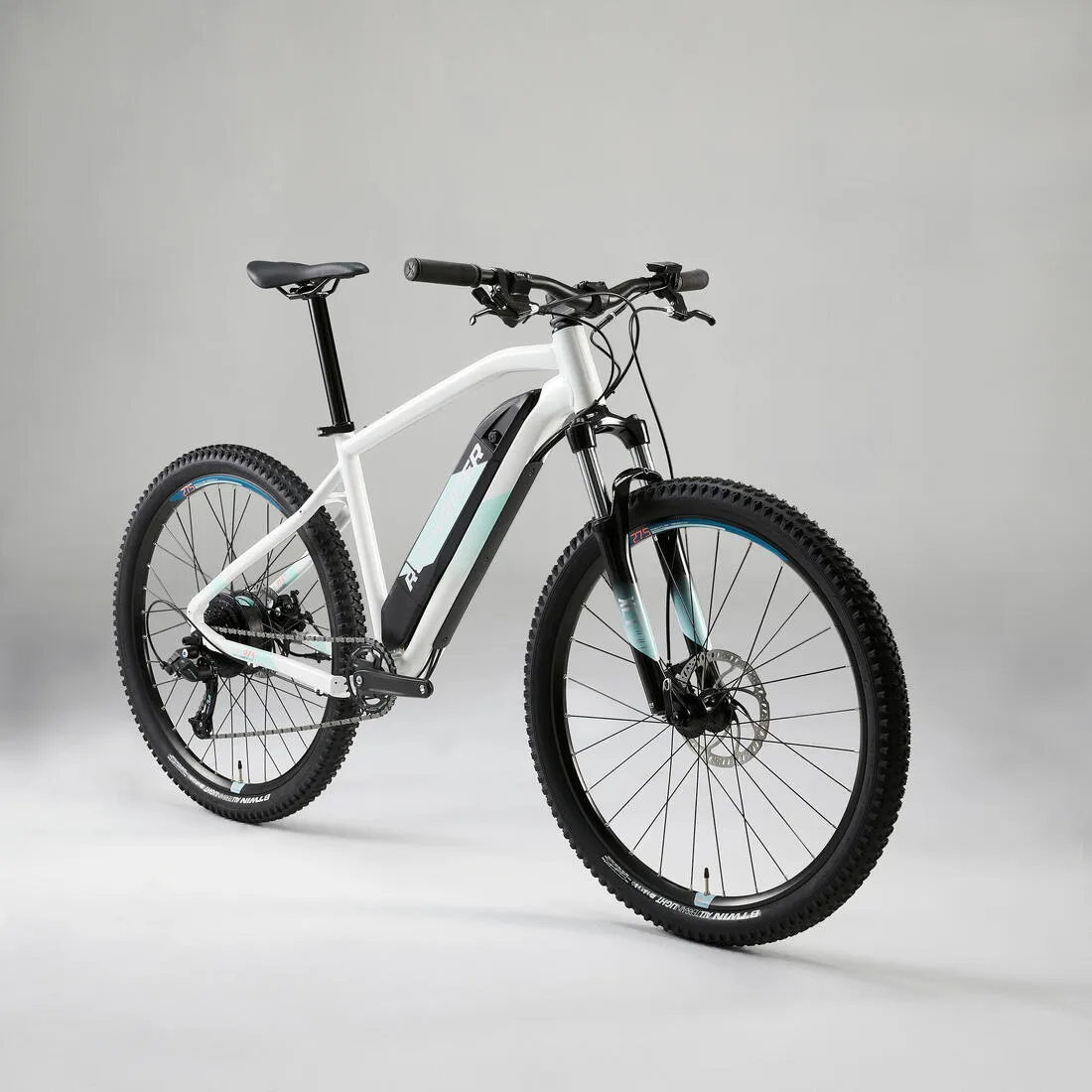 27.5" Hardtail Electric Mountain Bike E-ST100 - White