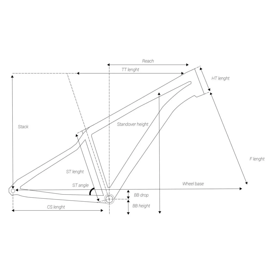 27.5" Touring Mountain Bike ST 120