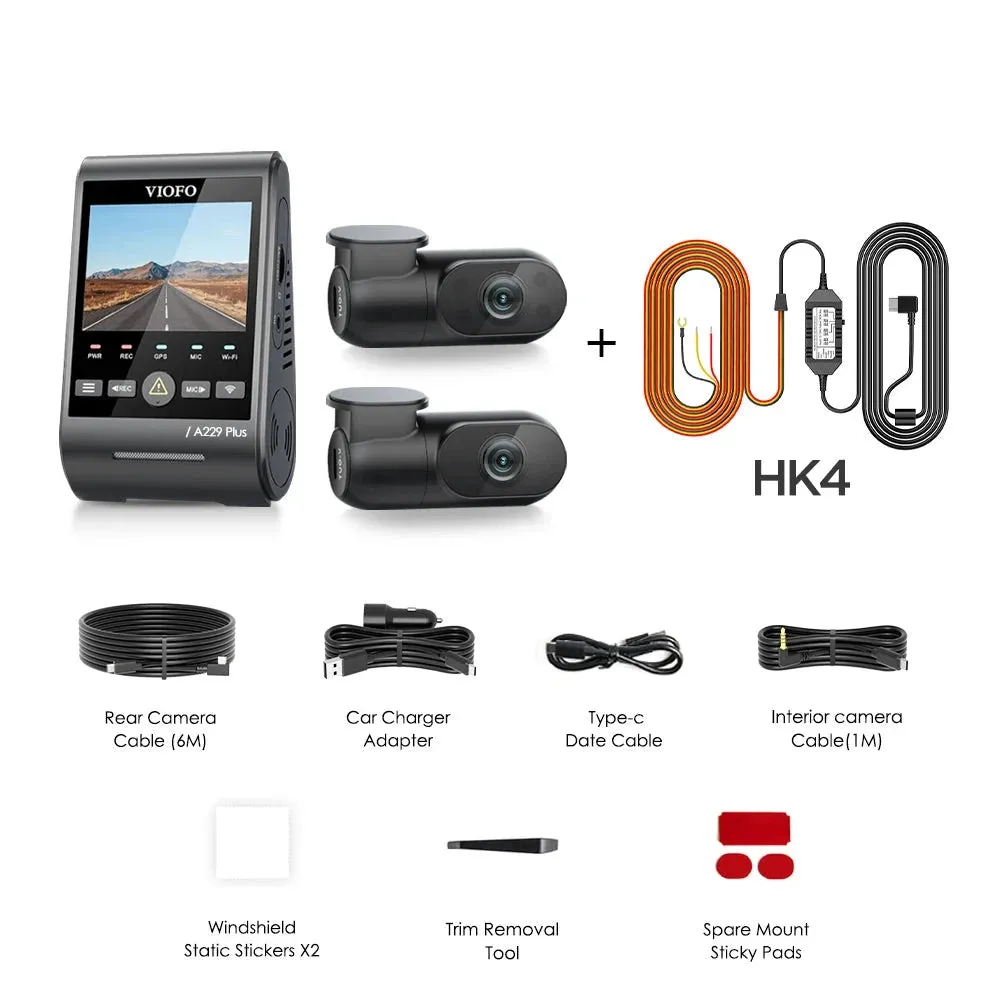 2K HDR Dash Cam with Wi-Fi - GPS - Voice Control & Night Vision
