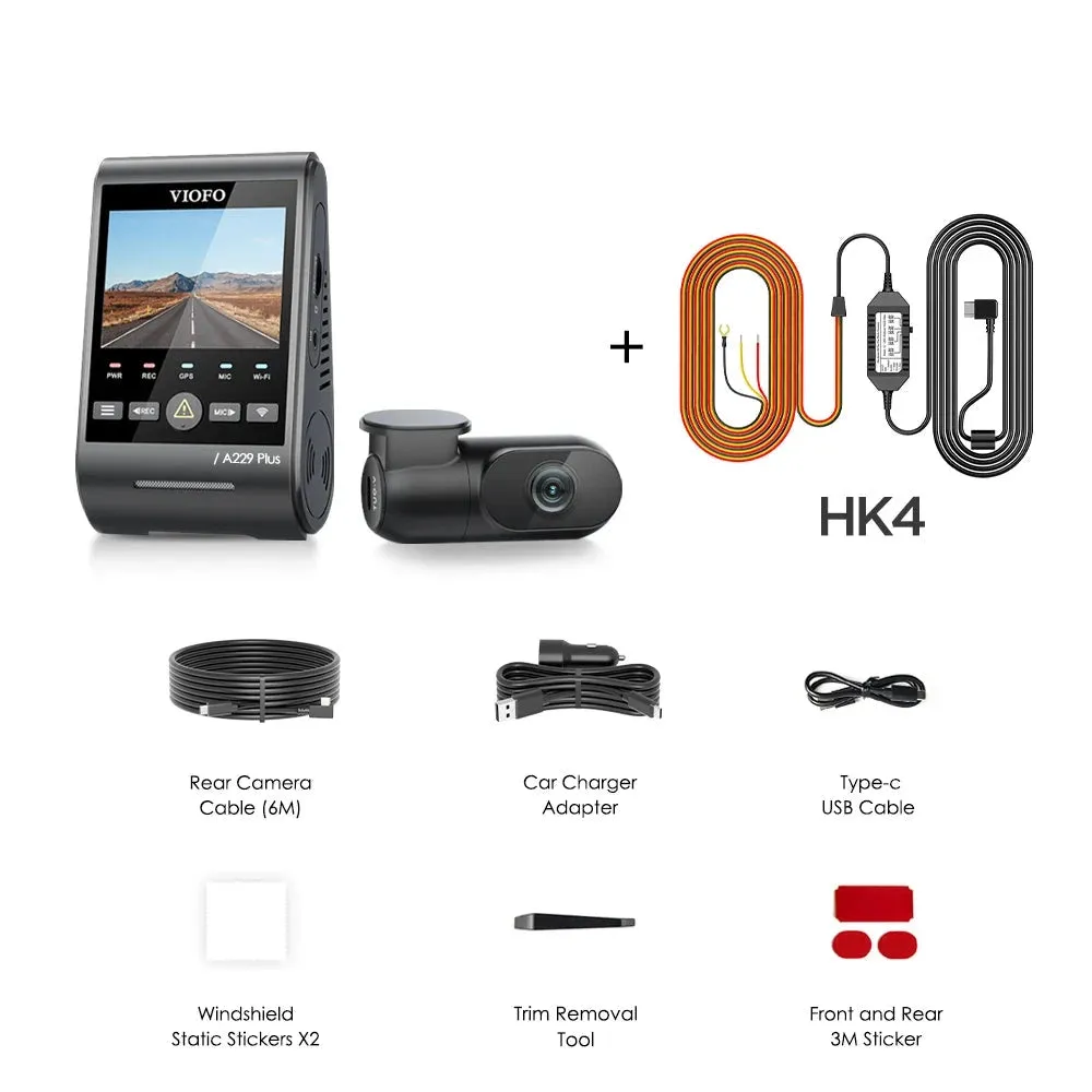 2K HDR Dash Cam with Wi-Fi - GPS - Voice Control & Night Vision