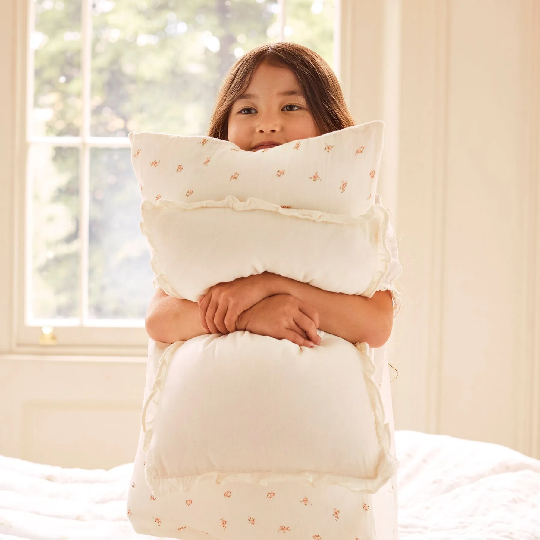 2pp Pillowcases - Pink Rose/Pink Rosebud