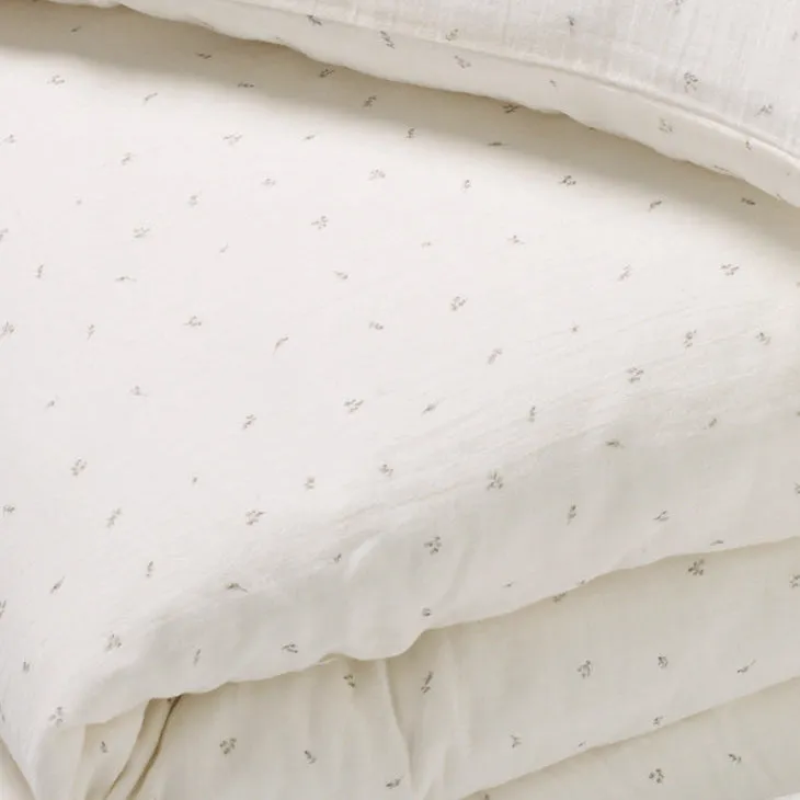 2pp Pillowcases - Taupe Rose/Taupe Rosebud