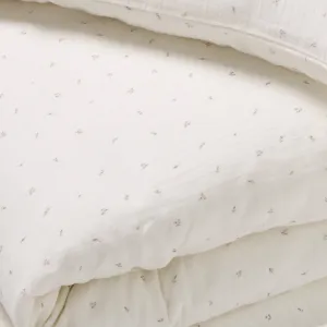 2pp Pillowcases - Taupe Rose/Taupe Rosebud