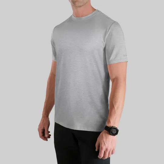 2UNDR - Luxury Crew Tee - Grey