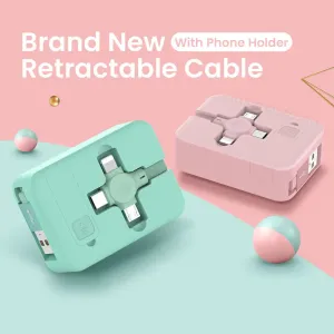 3-in-1 Ultra Turbo Retractable Charger