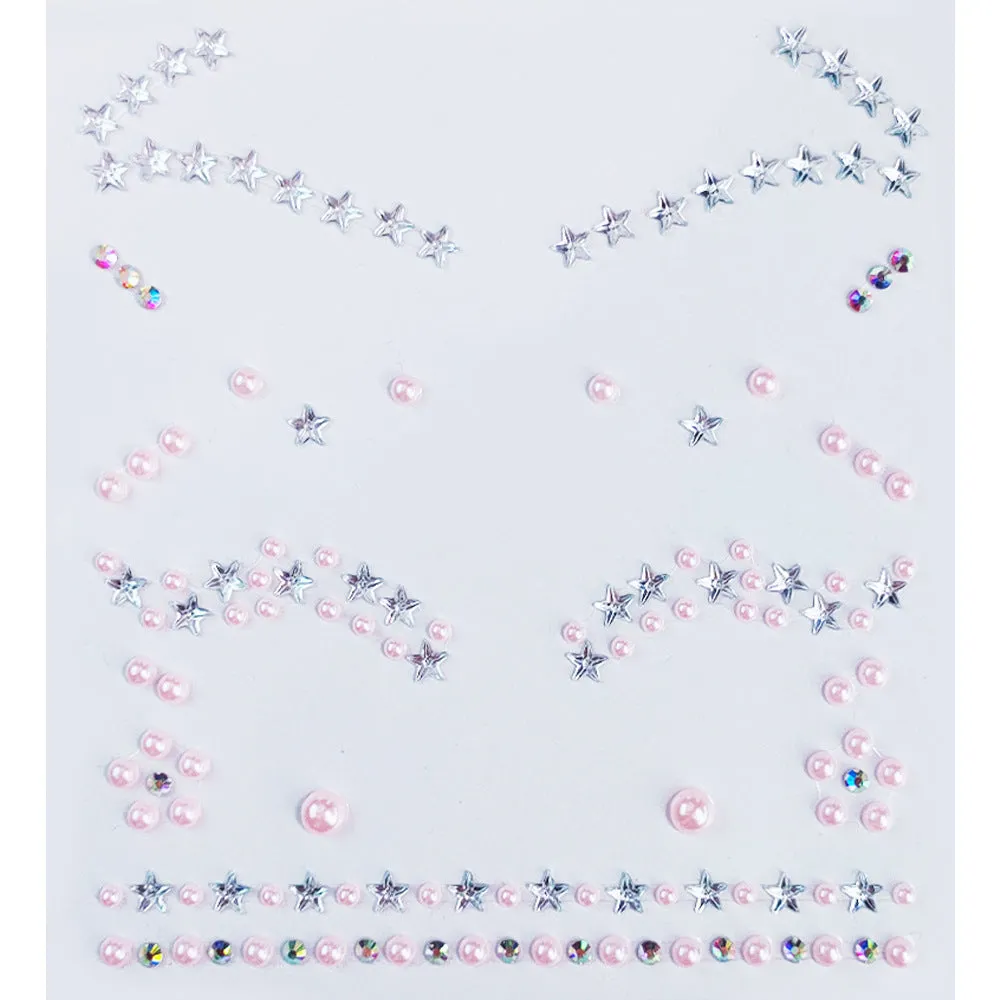 3 sets DIY Face Stickers