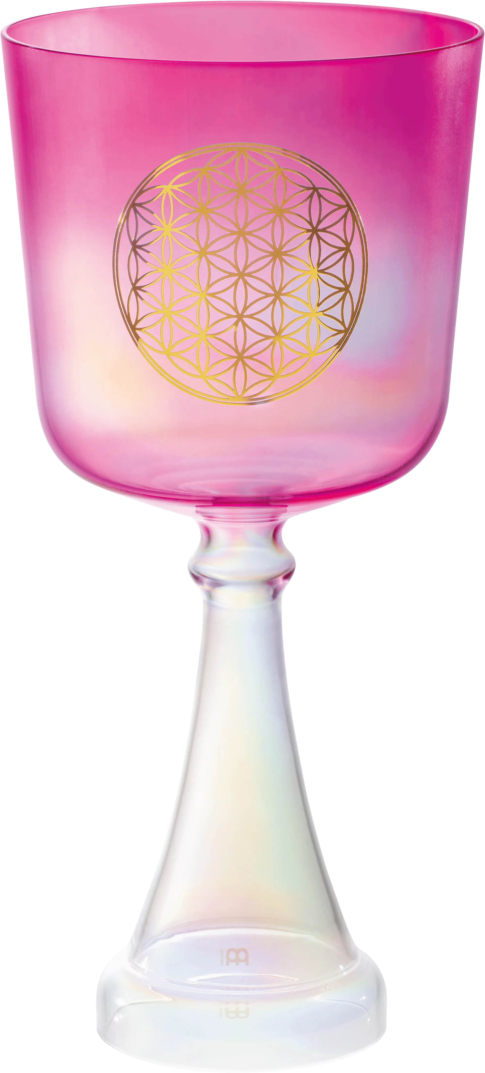 349.23 Hz Flower Of Life Crystal Singing Chalice 6" Note F3- Heart Chakra