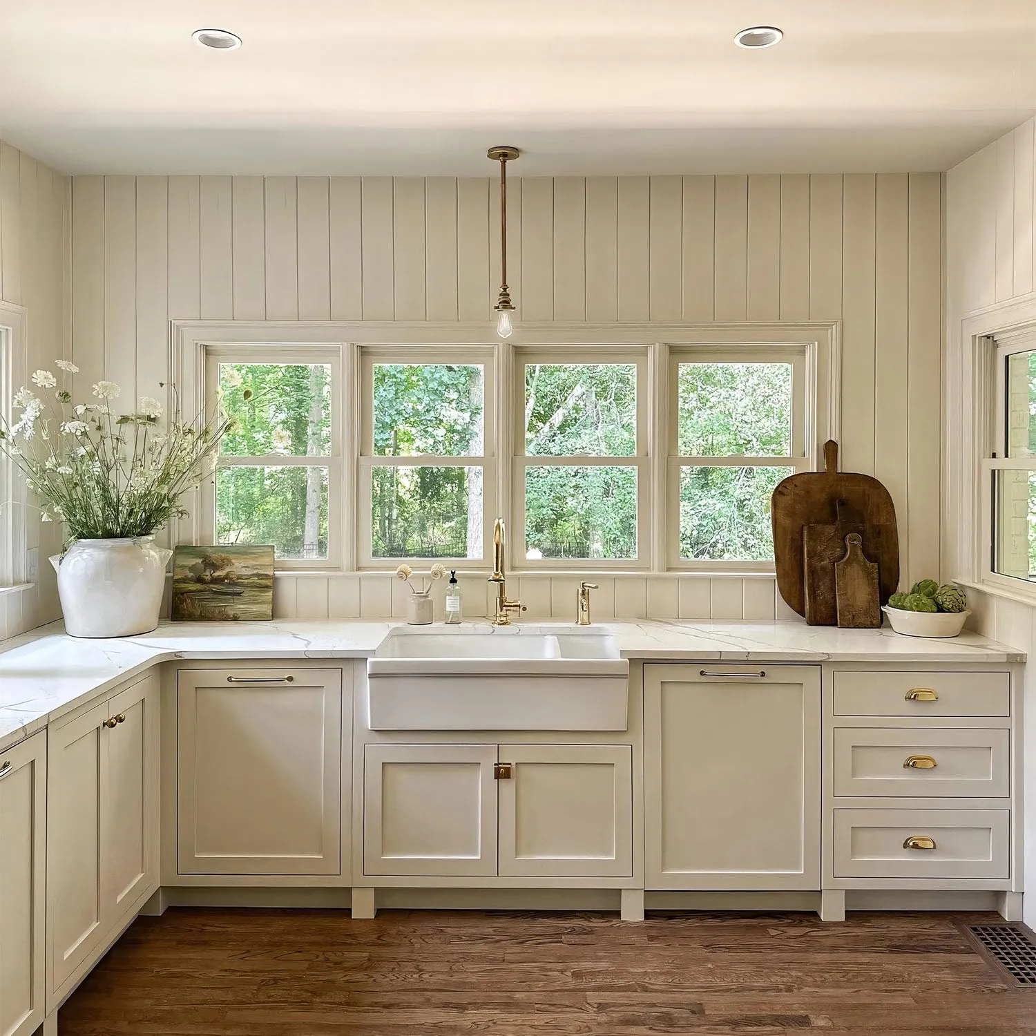 36" Reversible Large and Small Bowl Fireclay Kitchen Sink: 2½” lip Front Apron