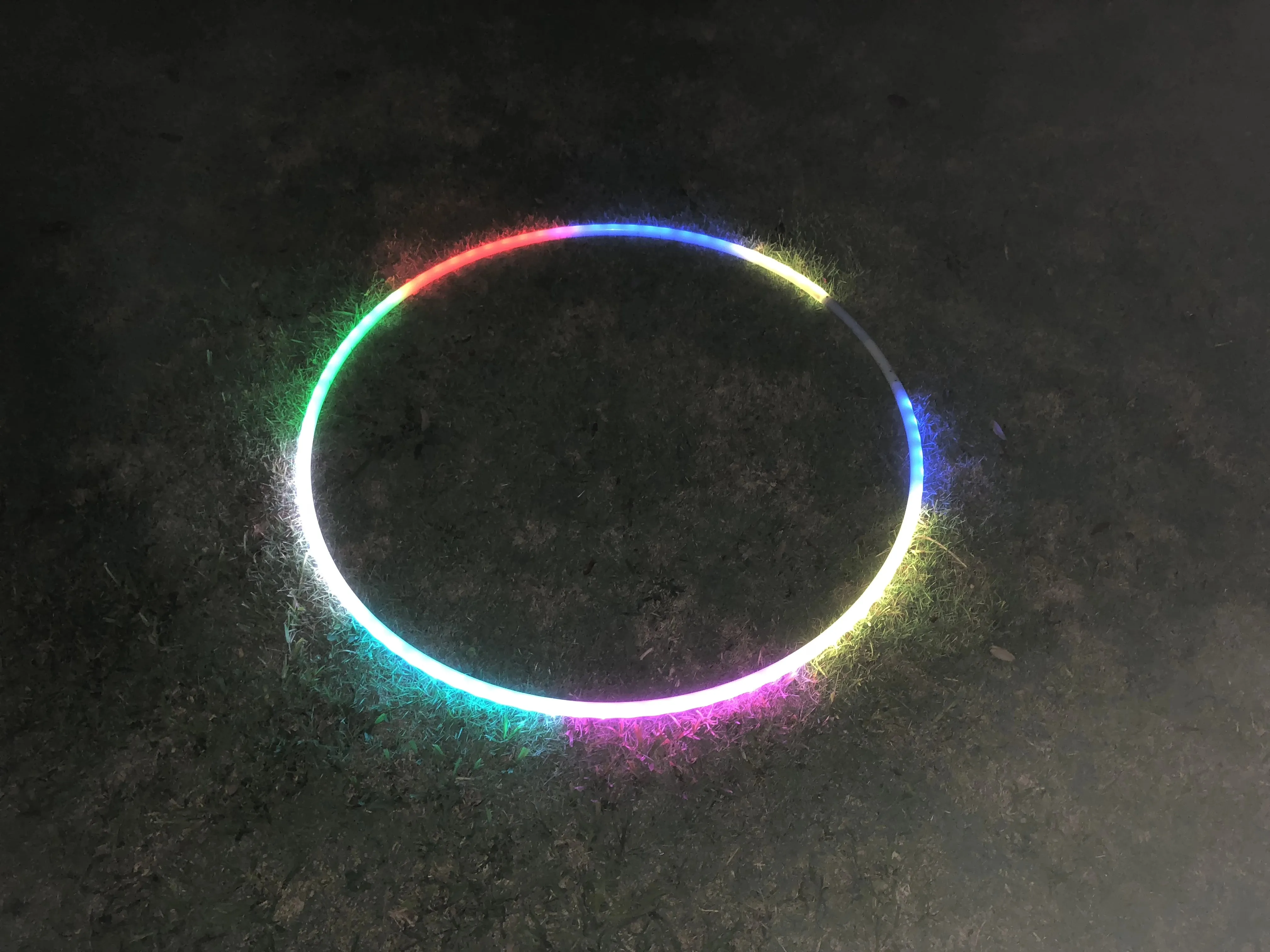 37"-80 LED Lights 300 programs Professional Smart Hoop. Fully Rechargeable   Remote Control