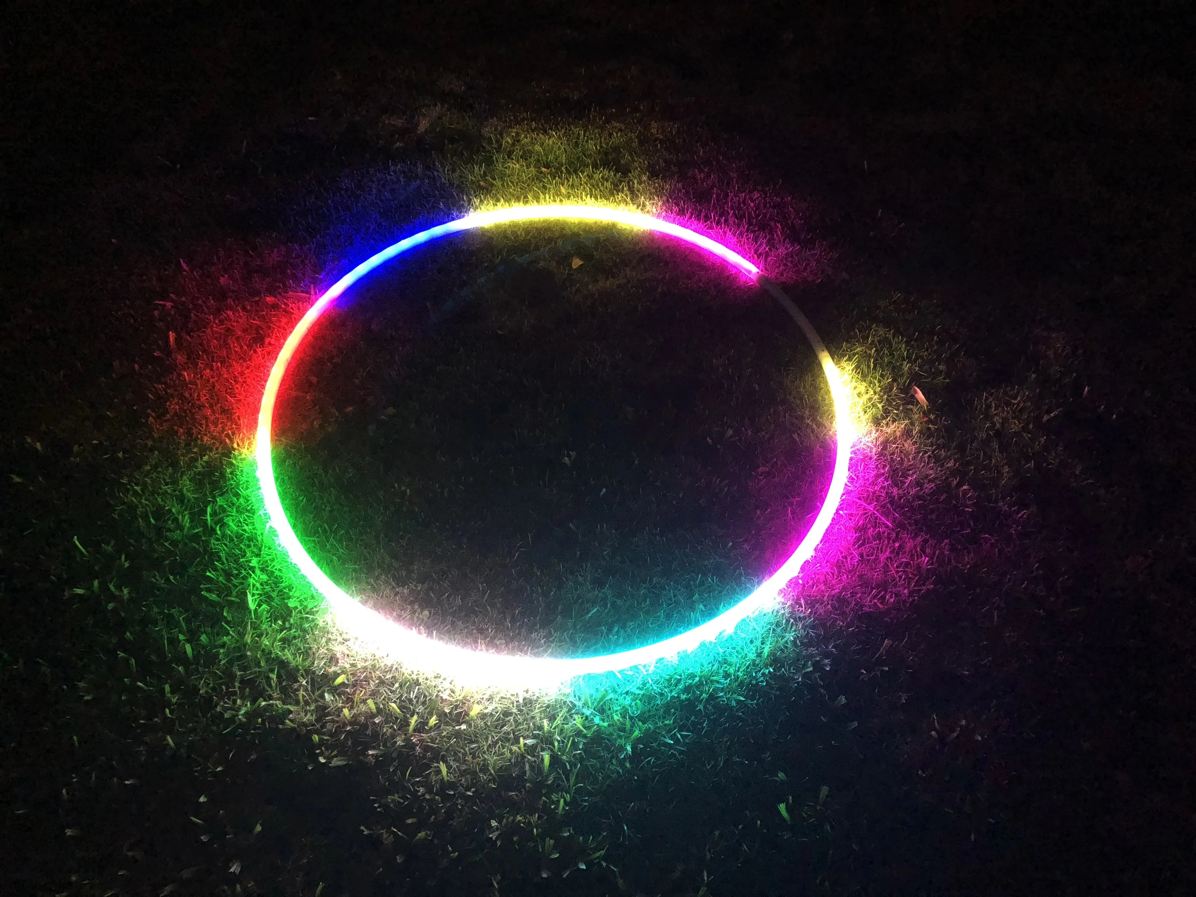 37"-80 LED Lights 300 programs Professional Smart Hoop. Fully Rechargeable   Remote Control