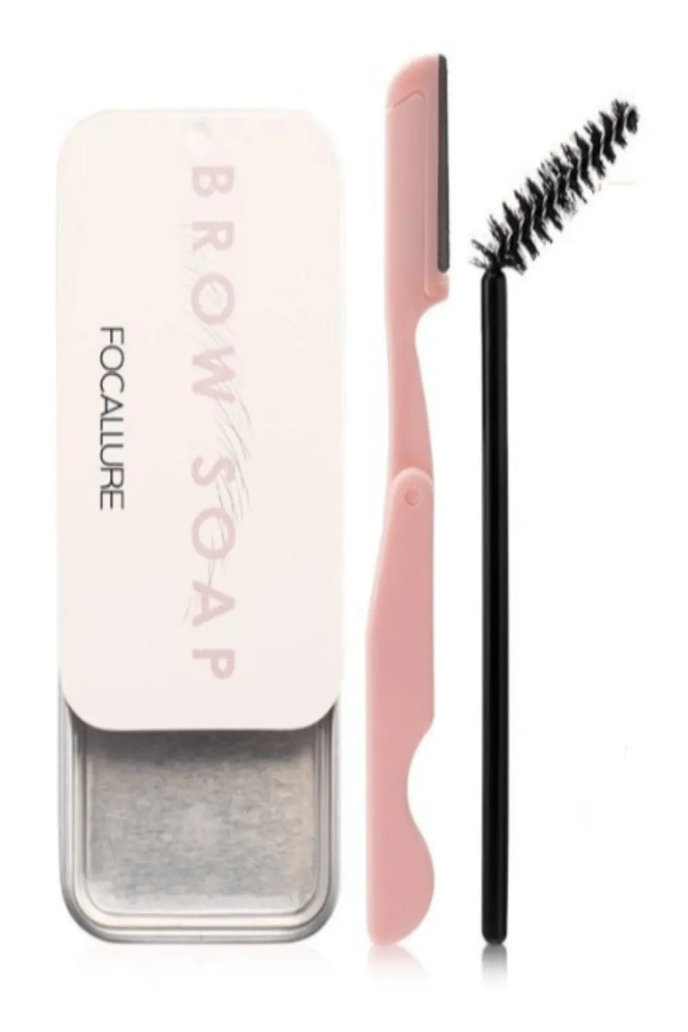 3D Feather Wild Brow Vegan Eyebrow Styling Soap Brush Set