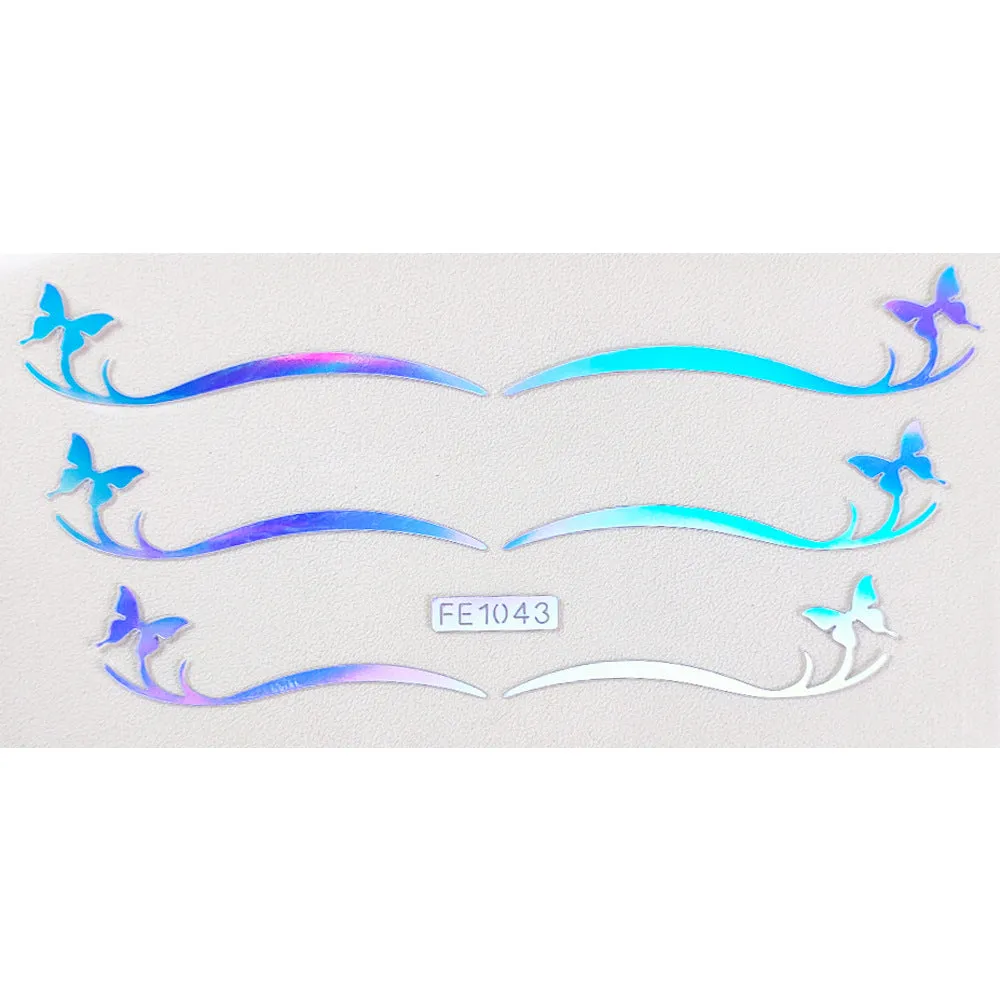 3pcs Laser Eyeliner Sticker Tattoo