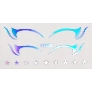 3pcs Laser Eyeliner Sticker Tattoo