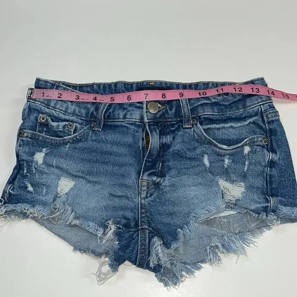 4 Jean shorts bundle 2 Aeropostale 2 Shein Imperfect juniors denim shorts size 2