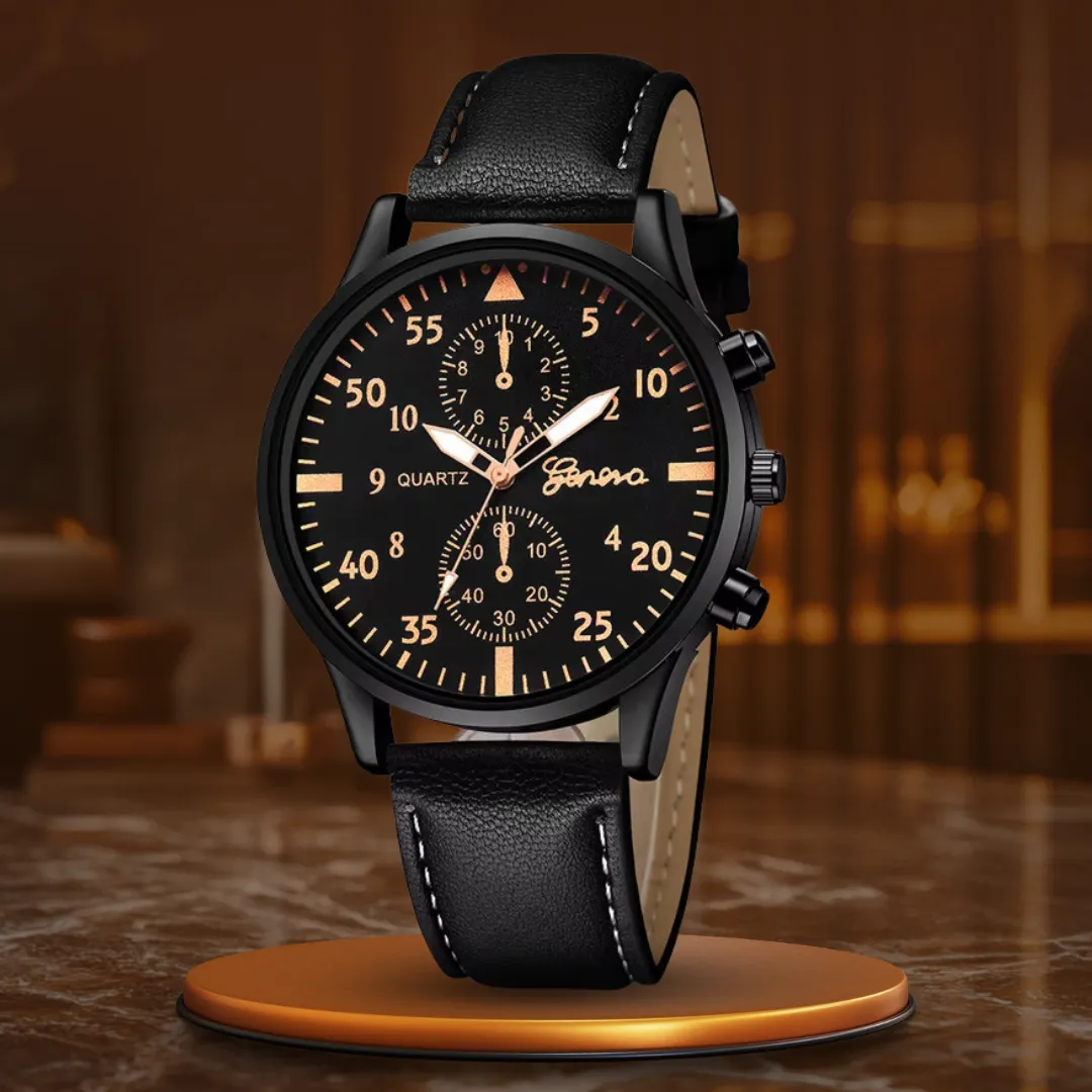 4-Piece Fashion Watch and Bracelet Set
