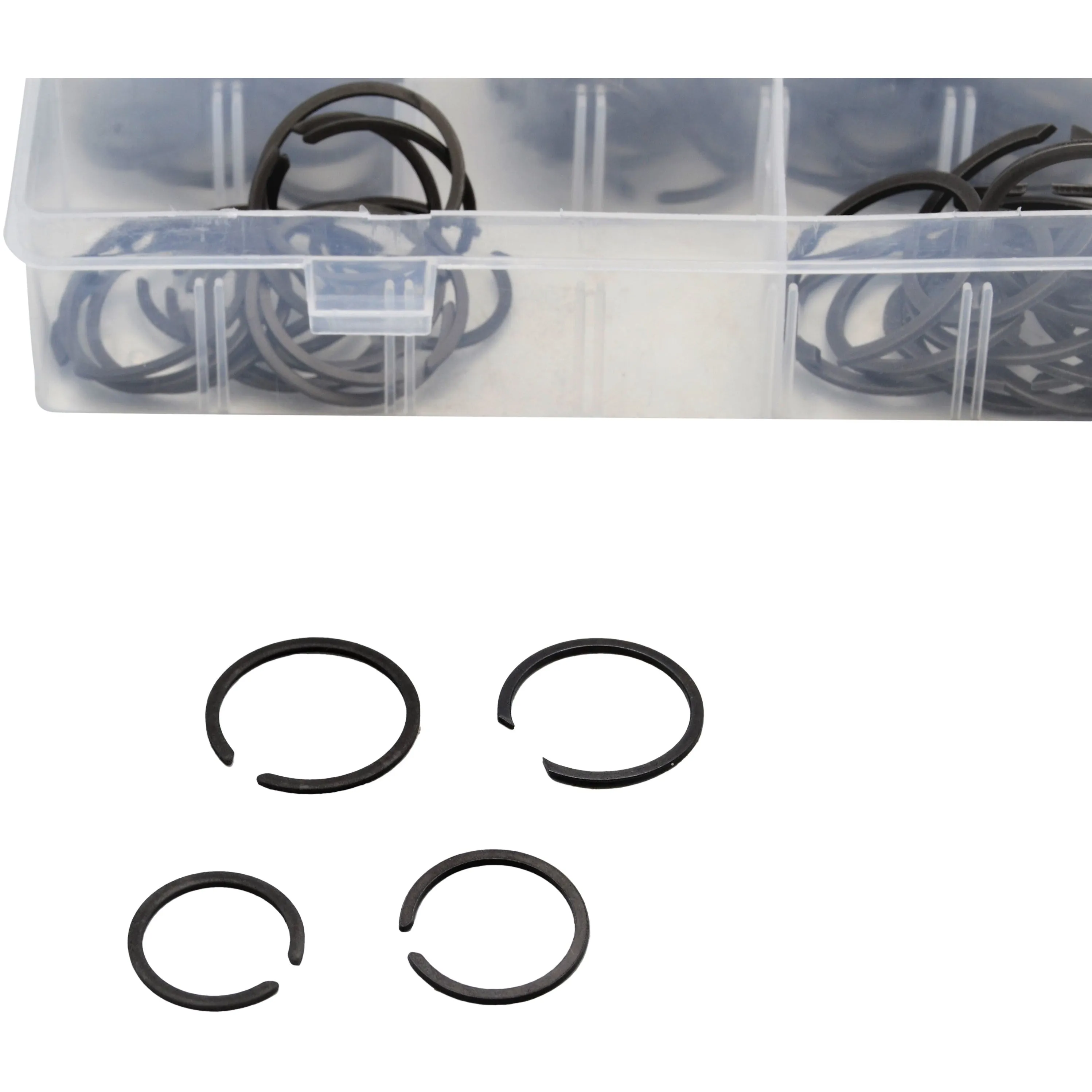 430pc 65 Mn Metric Snap Ring Retainer Grab Kit Assortment