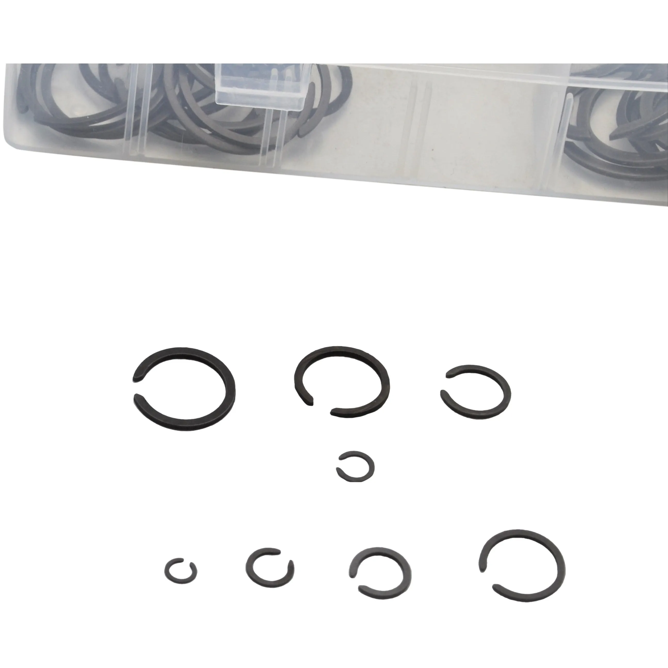 430pc 65 Mn Metric Snap Ring Retainer Grab Kit Assortment