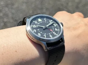 44mm Large Titanium GMT Watch by Maratac®   Date Window