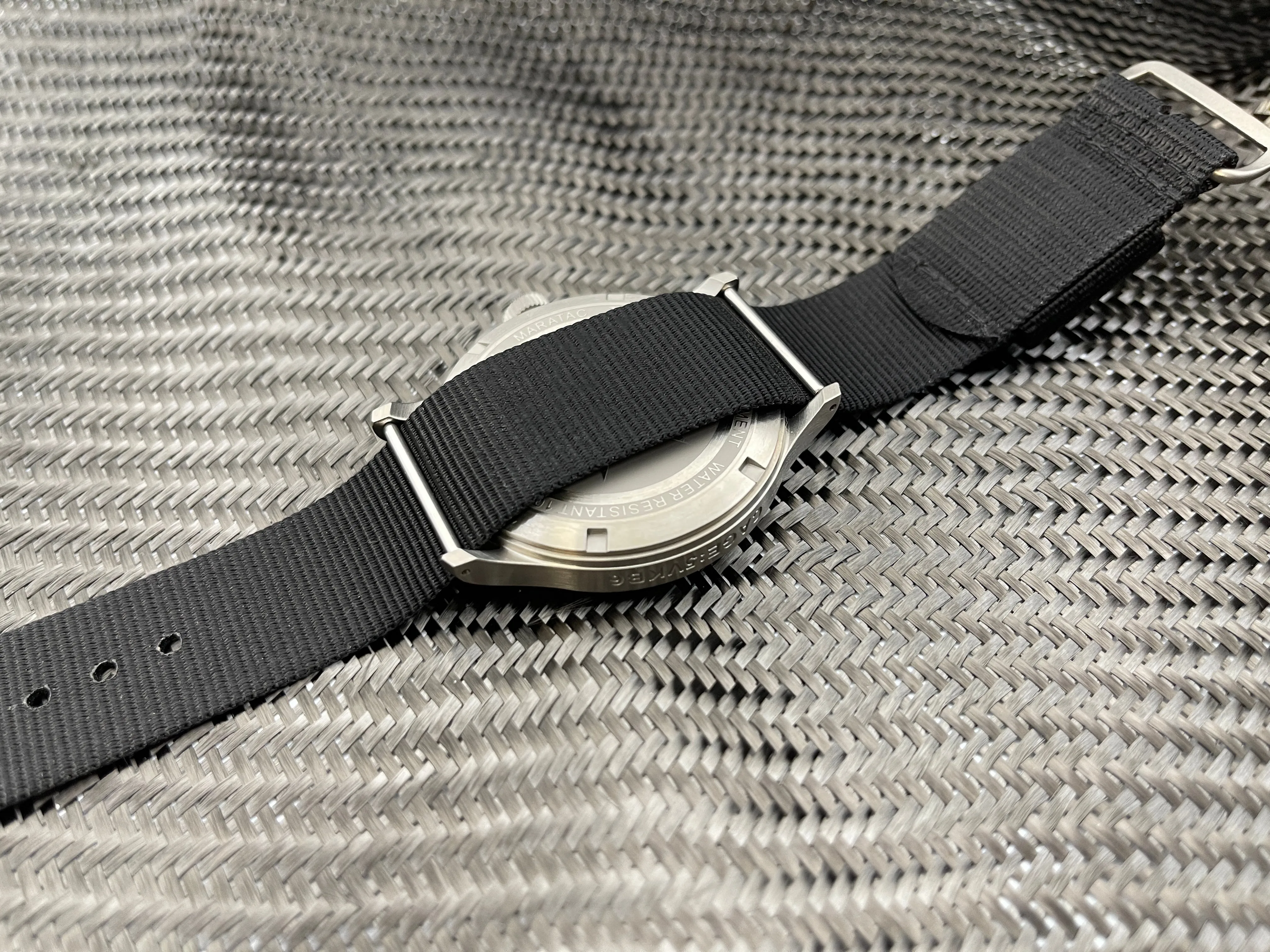 44mm Large Titanium GMT Watch by Maratac®   Date Window